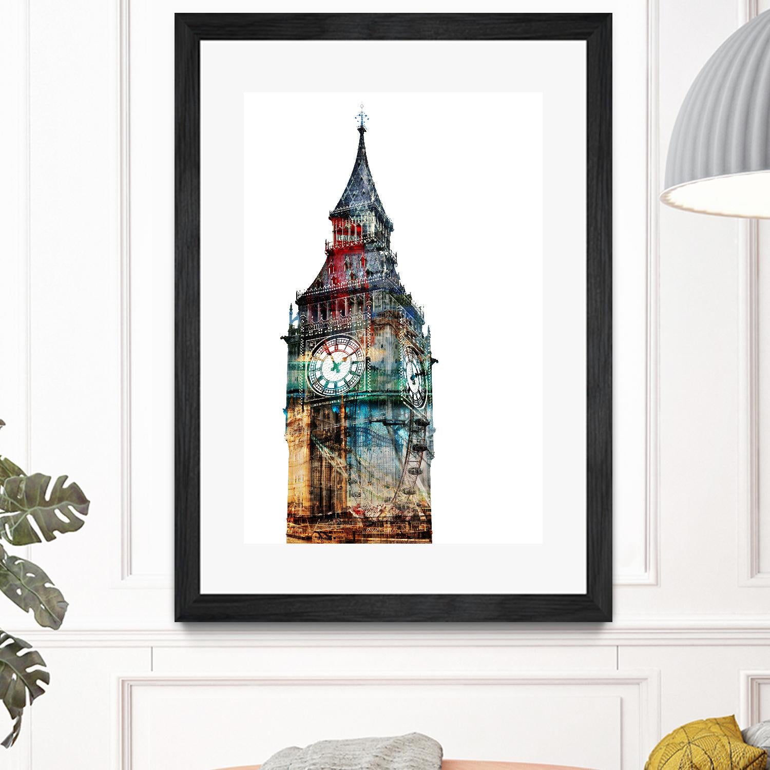 London Spirit by THE Studio on GIANT ART - blue city scene