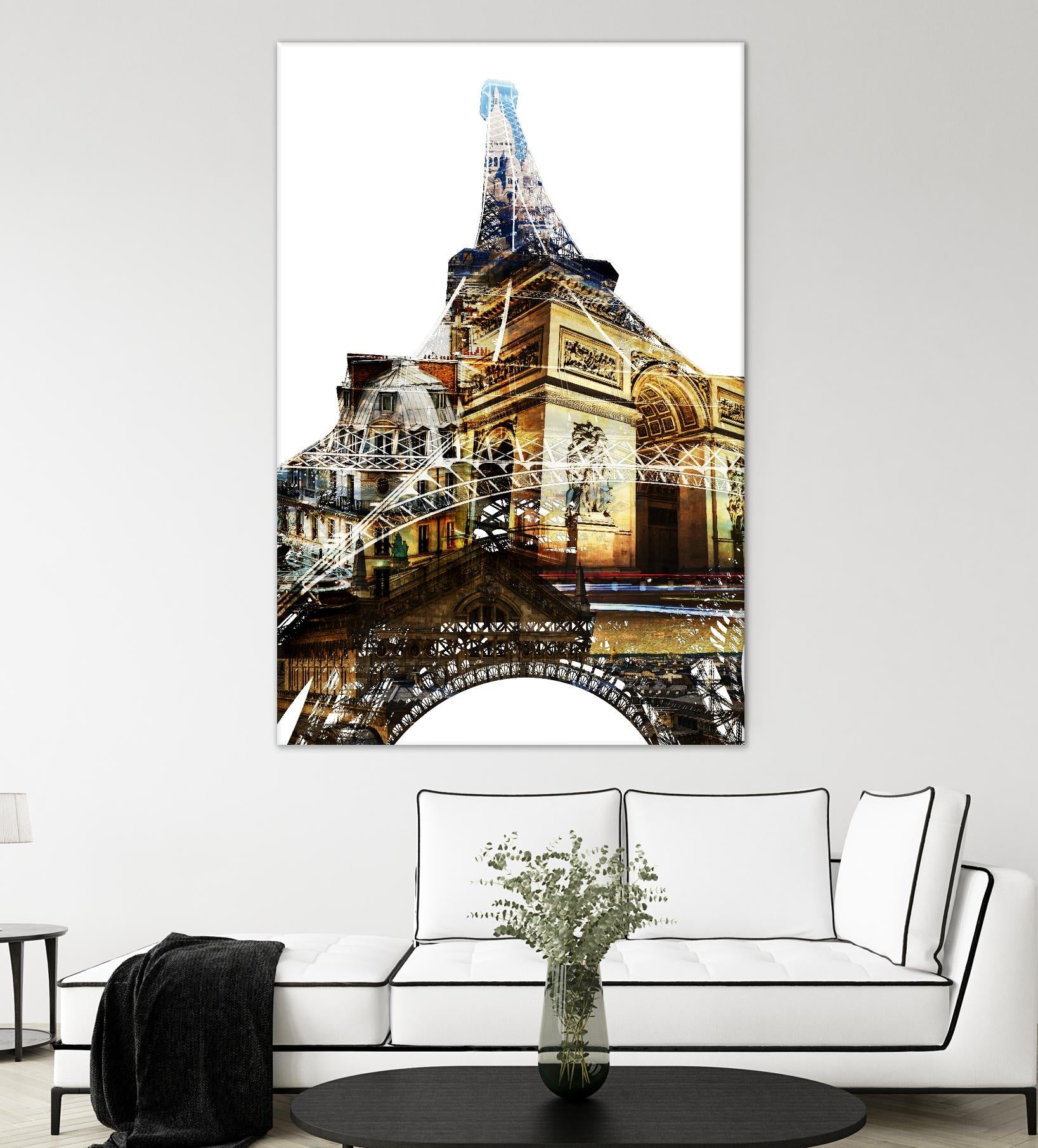 Paris Spirit by THE Studio on GIANT ART - yellow city scene