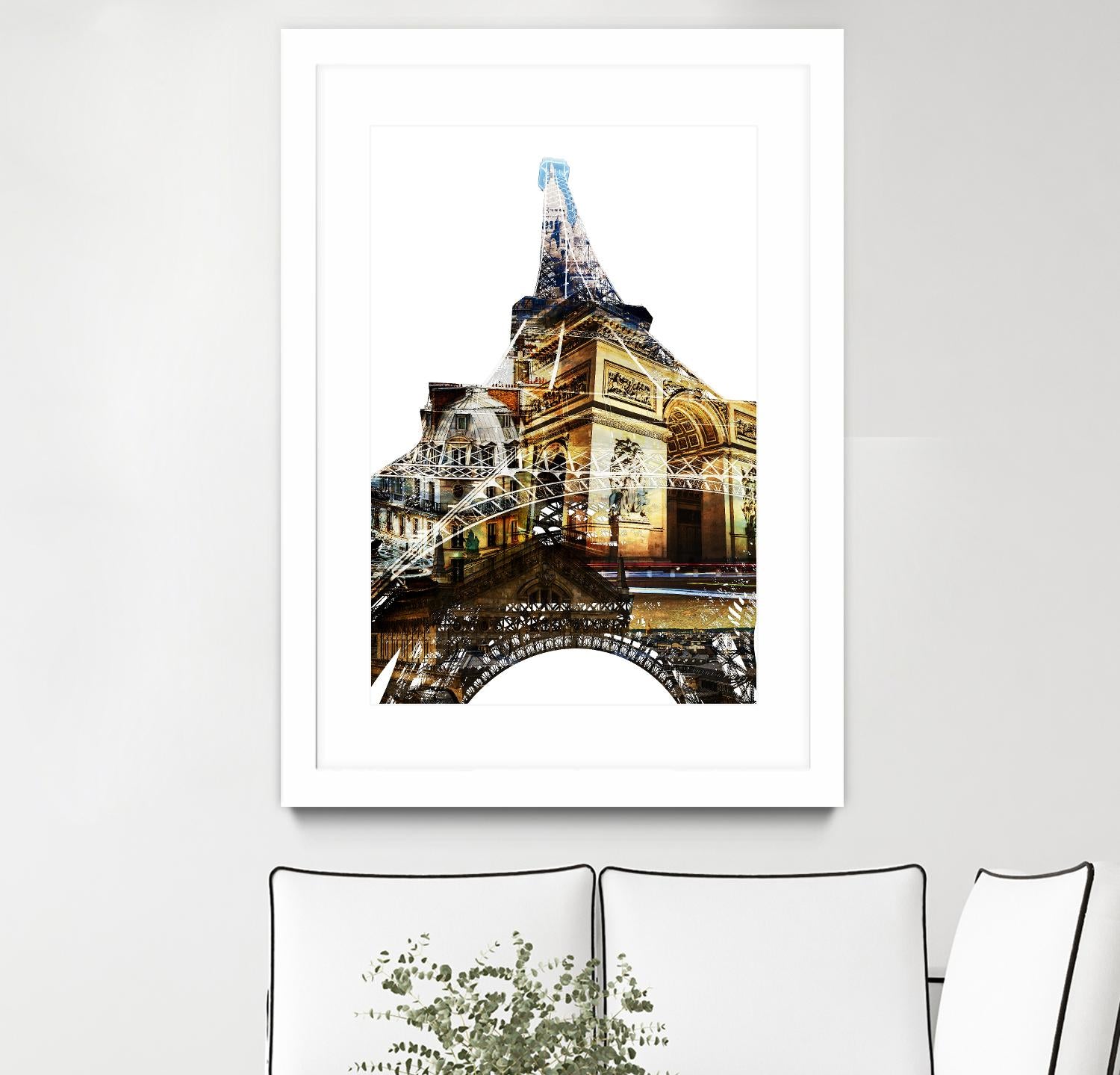 Paris Spirit by THE Studio on GIANT ART - yellow city scene