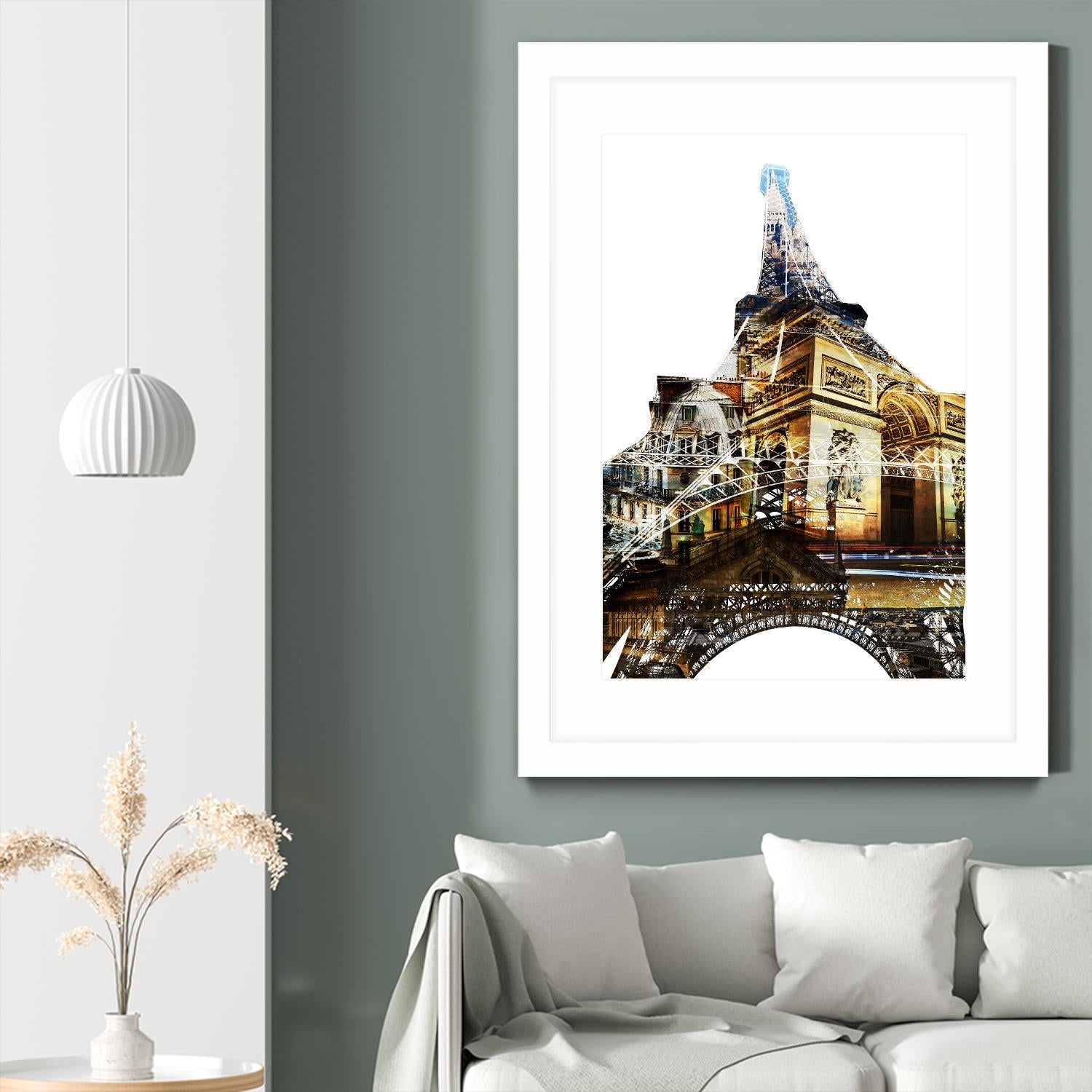 Paris Spirit by THE Studio on GIANT ART - yellow city scene