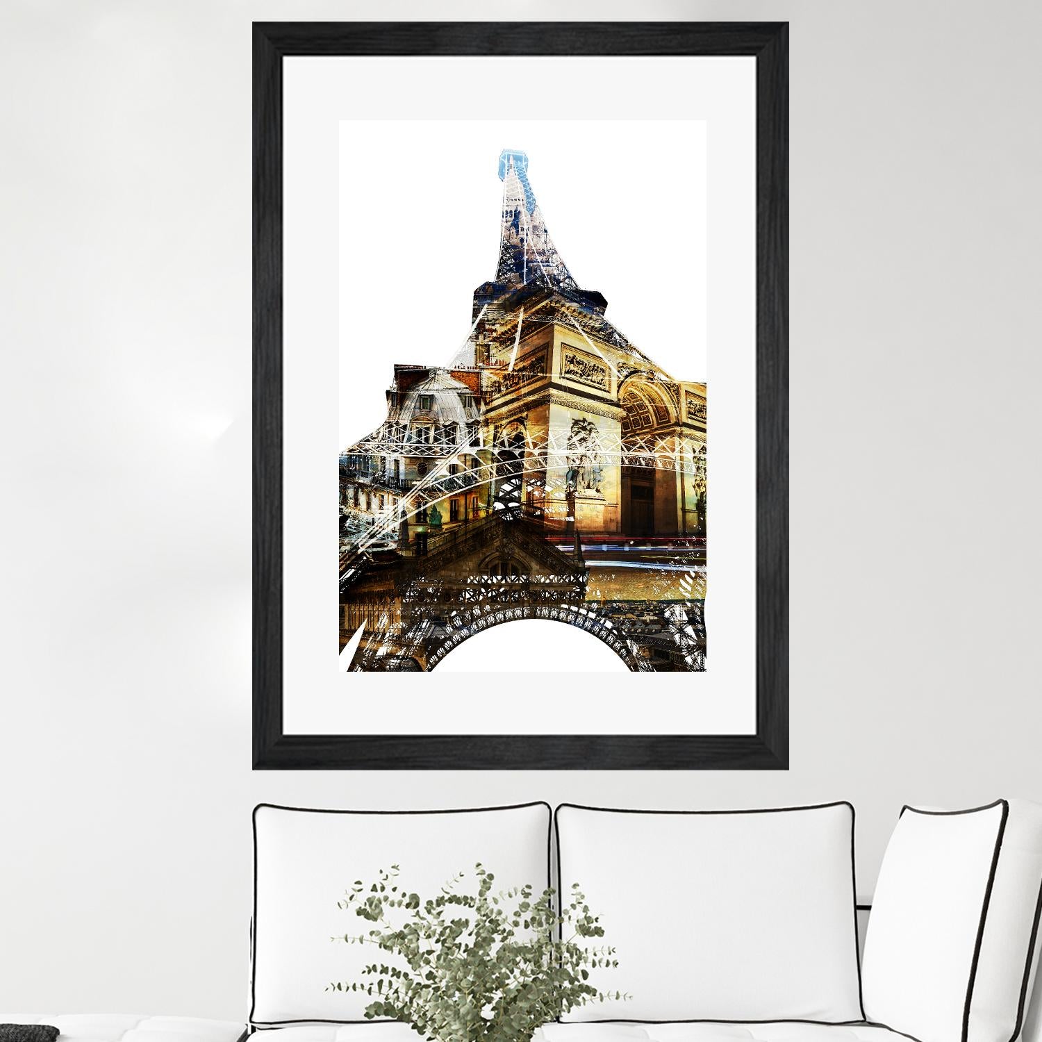 Paris Spirit by THE Studio on GIANT ART - yellow city scene