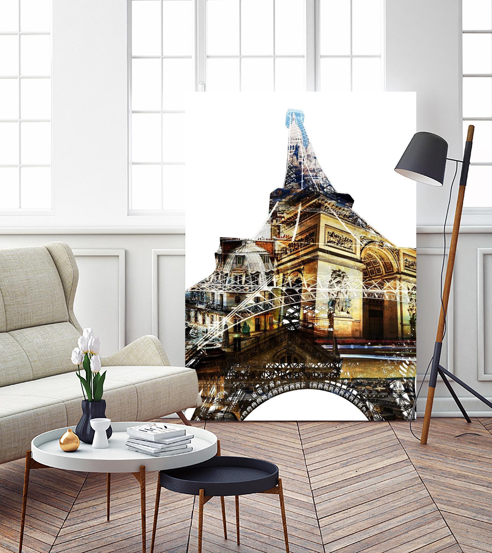 Paris Spirit by THE Studio on GIANT ART - yellow city scene