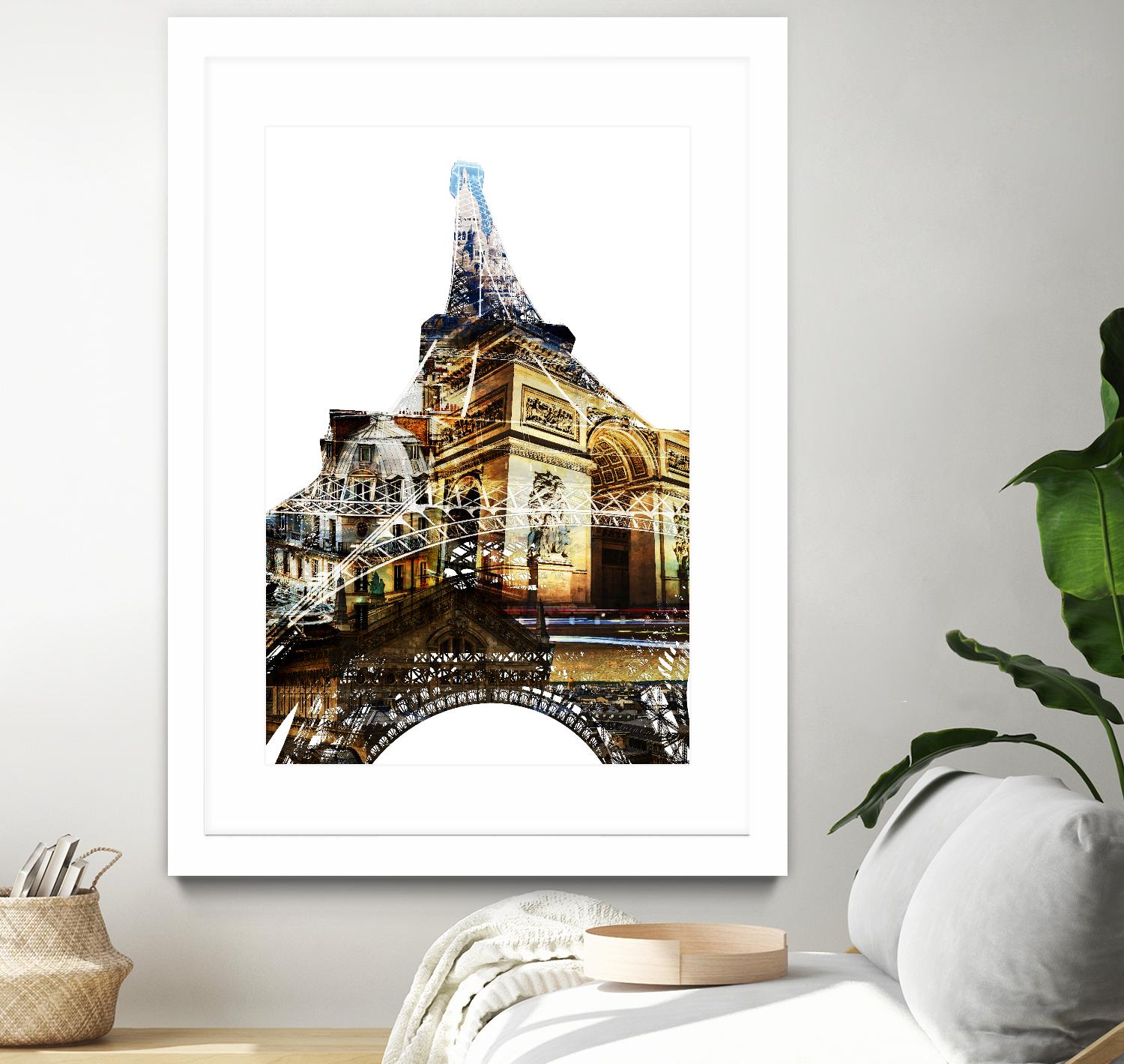 Paris Spirit by THE Studio on GIANT ART - yellow city scene
