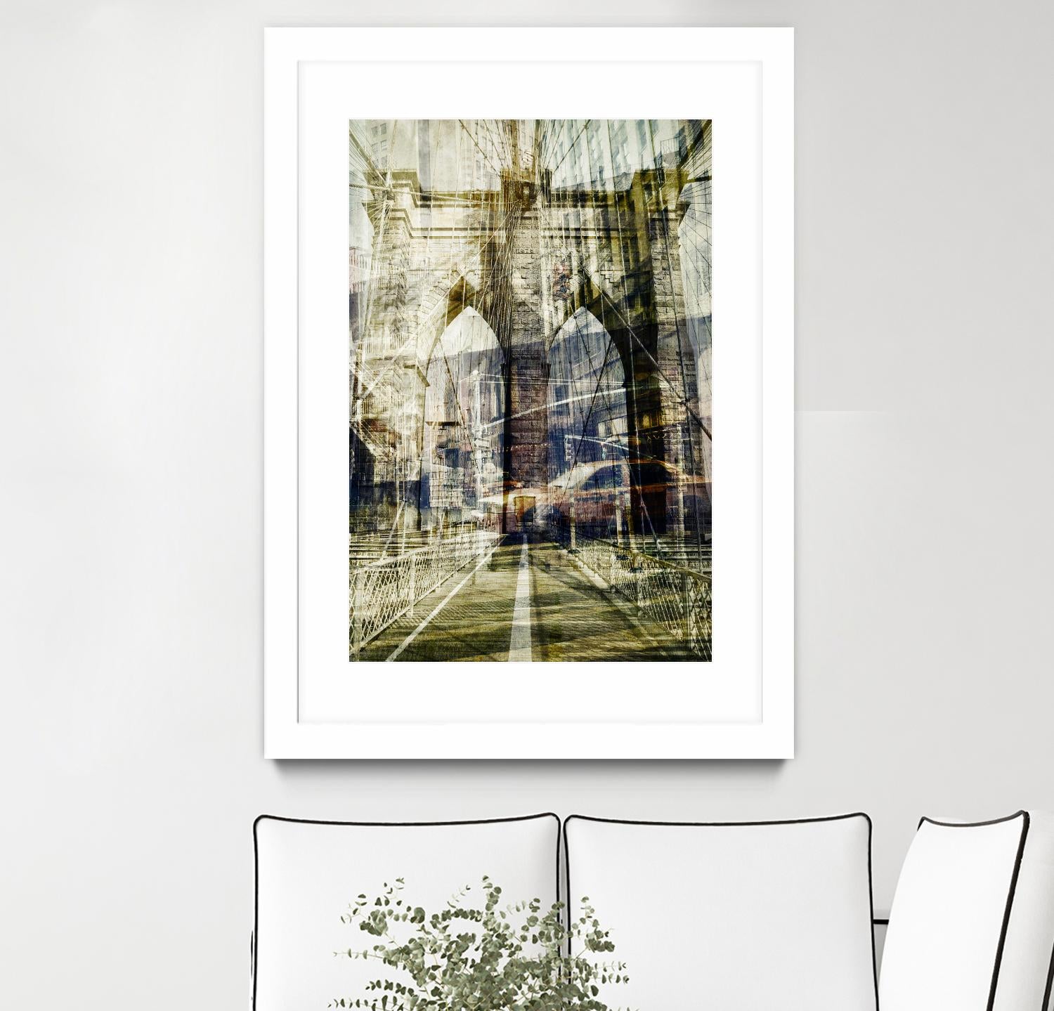 Brooklyn by THE Studio on GIANT ART - black city scene