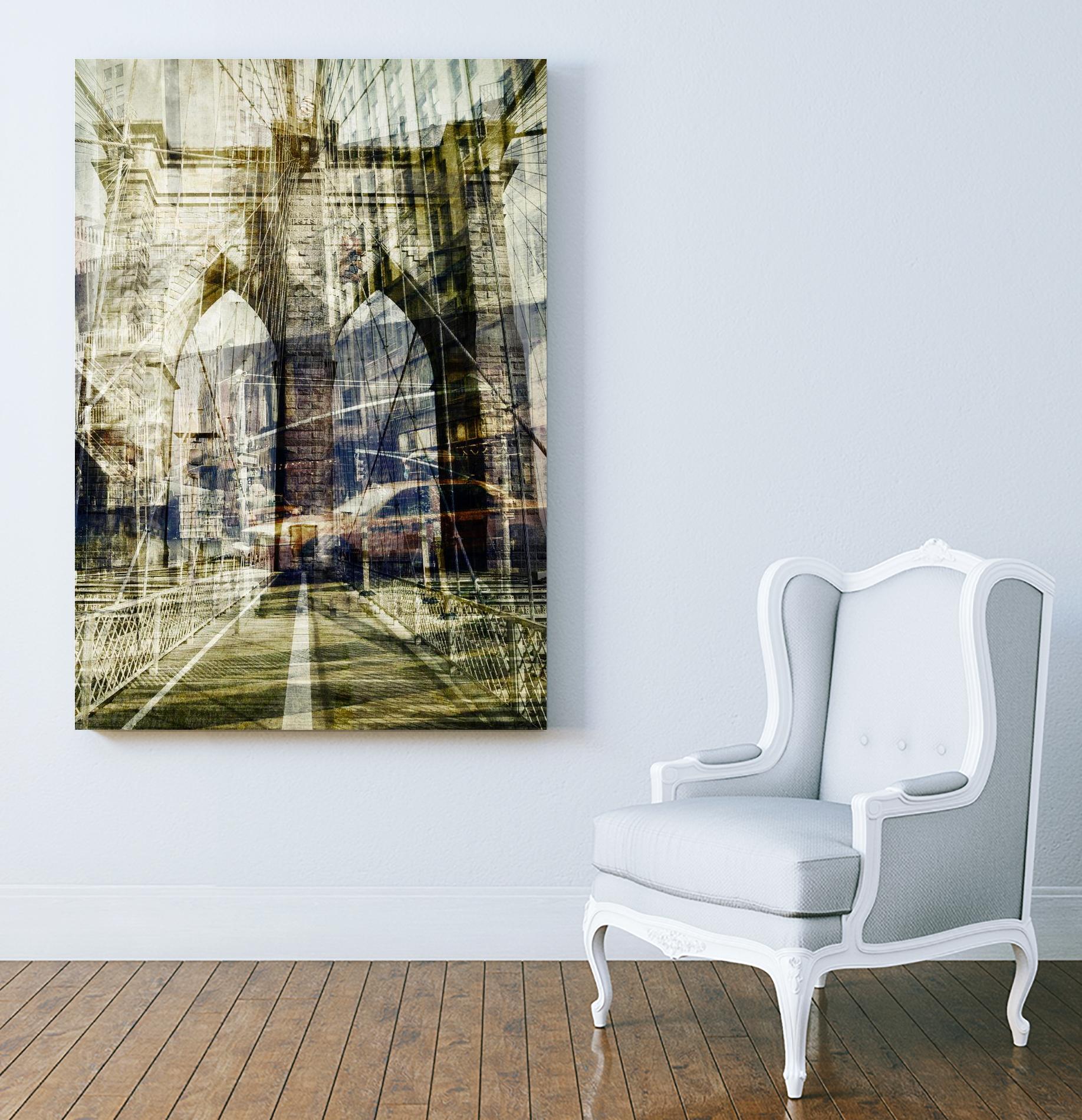 Brooklyn by THE Studio on GIANT ART - black city scene