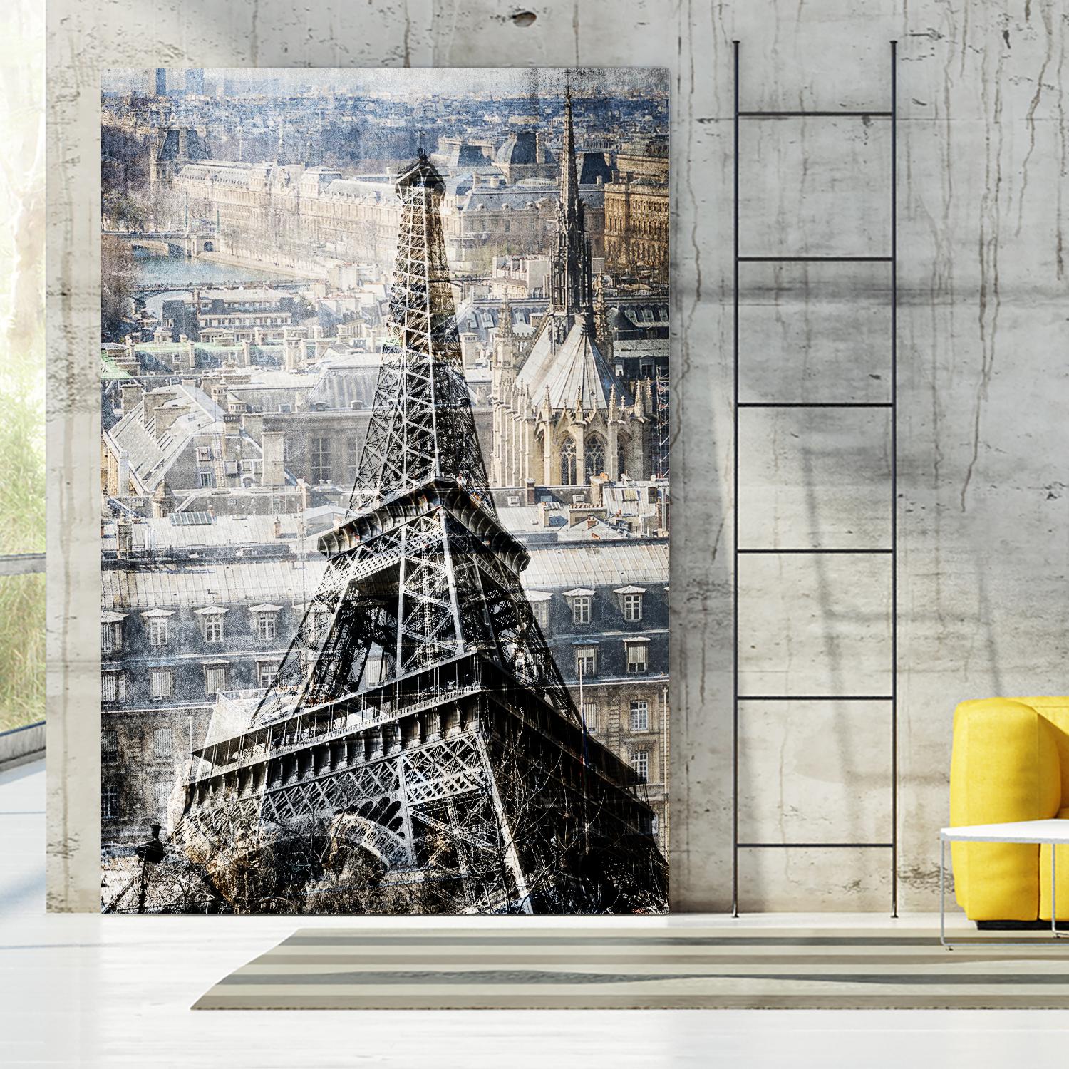 Paris by THE Studio on GIANT ART - black city scene