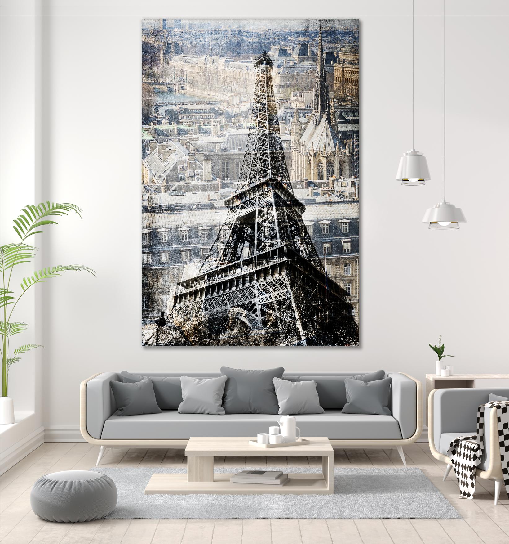 Paris by THE Studio on GIANT ART - black city scene