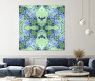 Minty 2 by Studio Arabella on GIANT ART - blue abstract