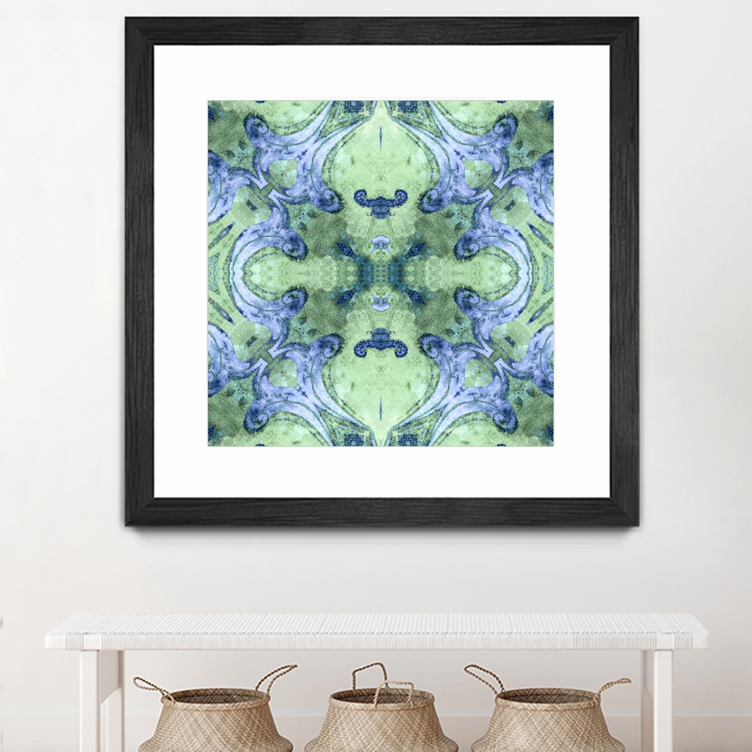 Minty 2 by Studio Arabella on GIANT ART - blue abstract