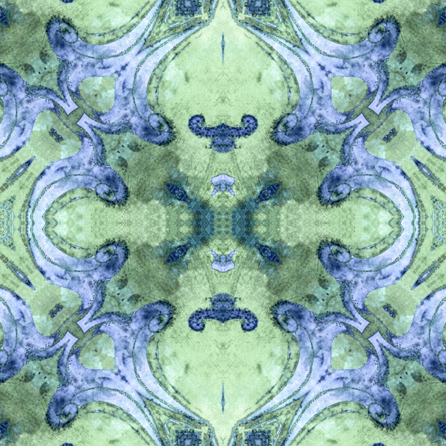 Minty 2 by Studio Arabella on GIANT ART - blue abstract