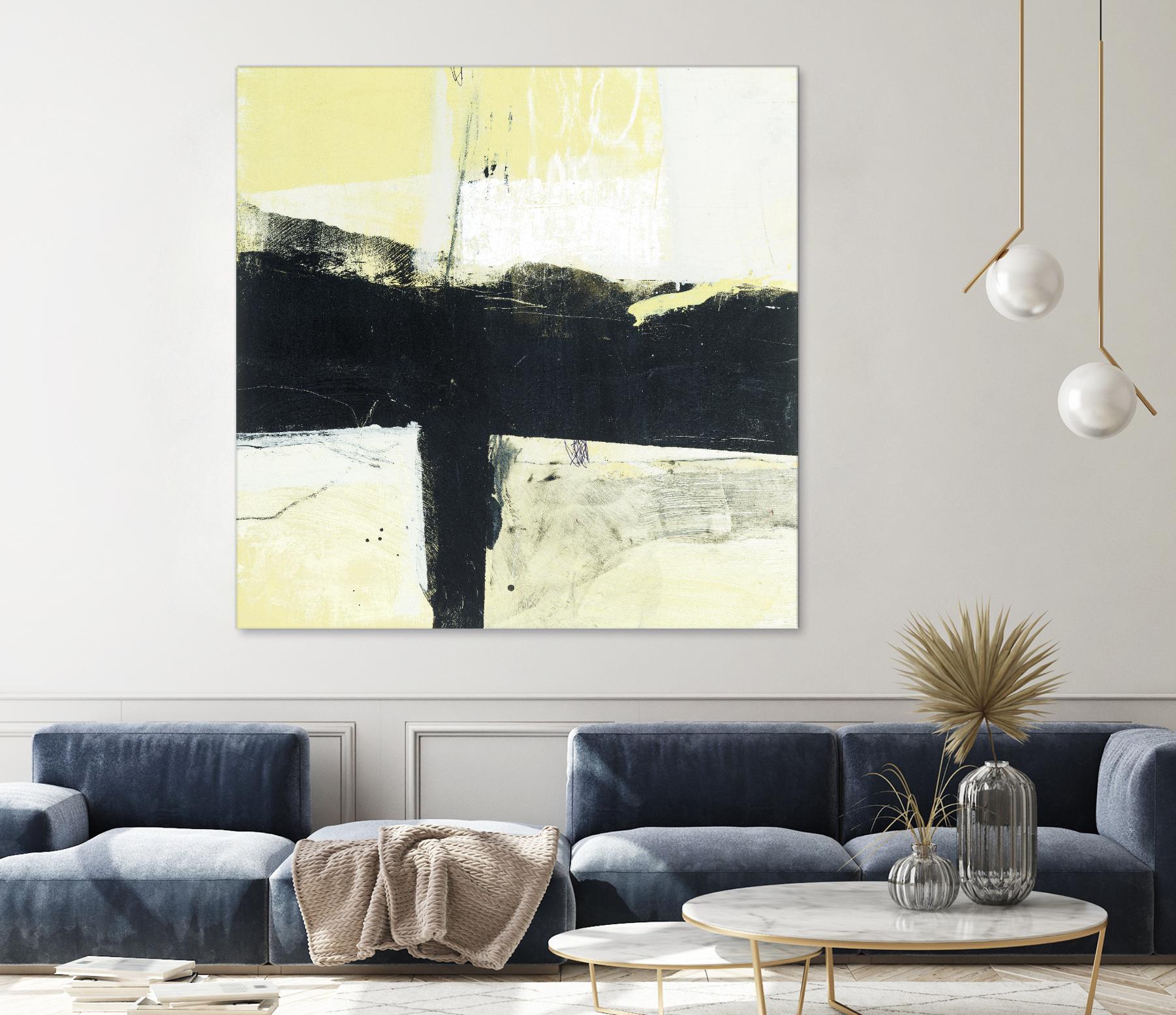 Coal Train A by JB Hall on GIANT ART - yellow abstract