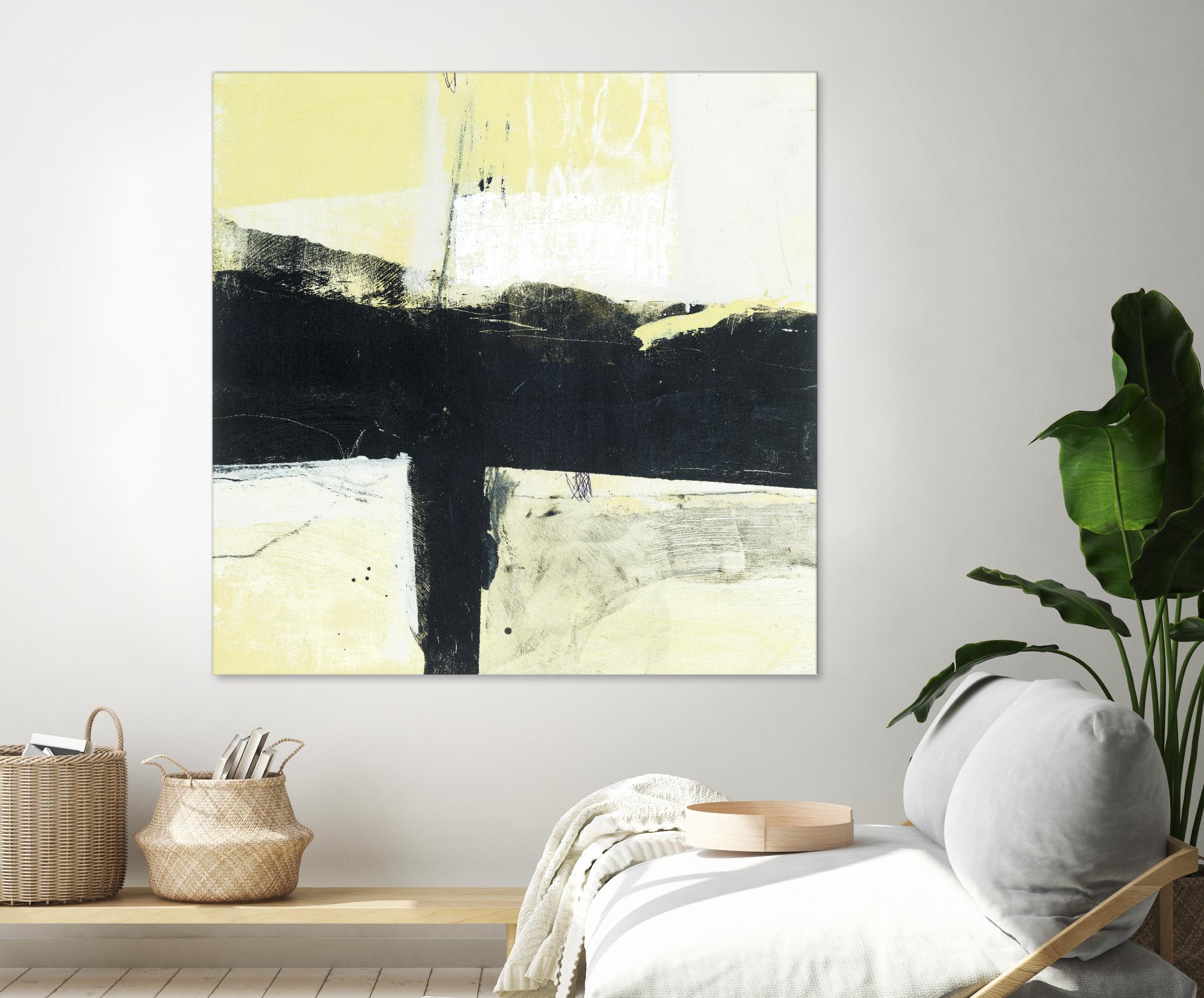 Coal Train A by JB Hall on GIANT ART - yellow abstract