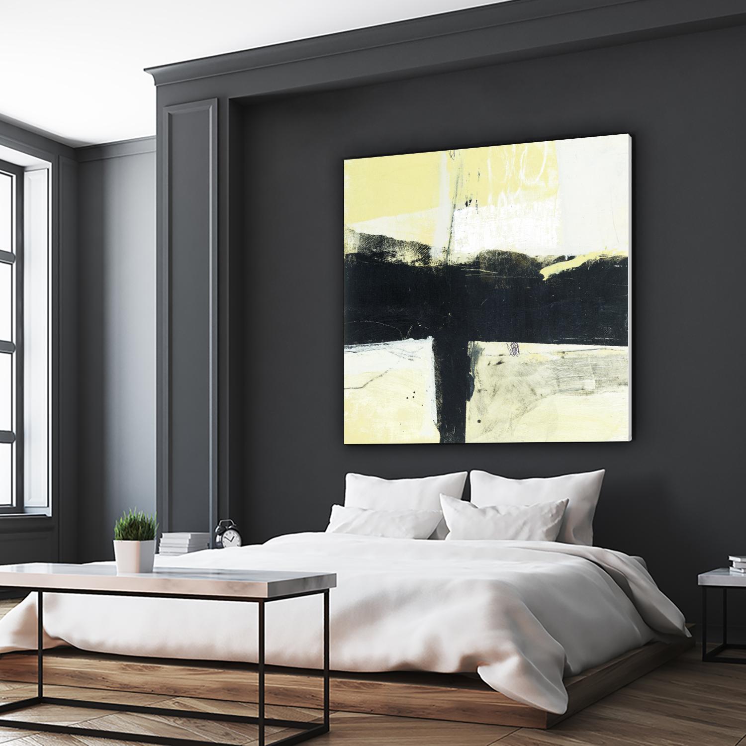 Coal Train A by JB Hall on GIANT ART - yellow abstract