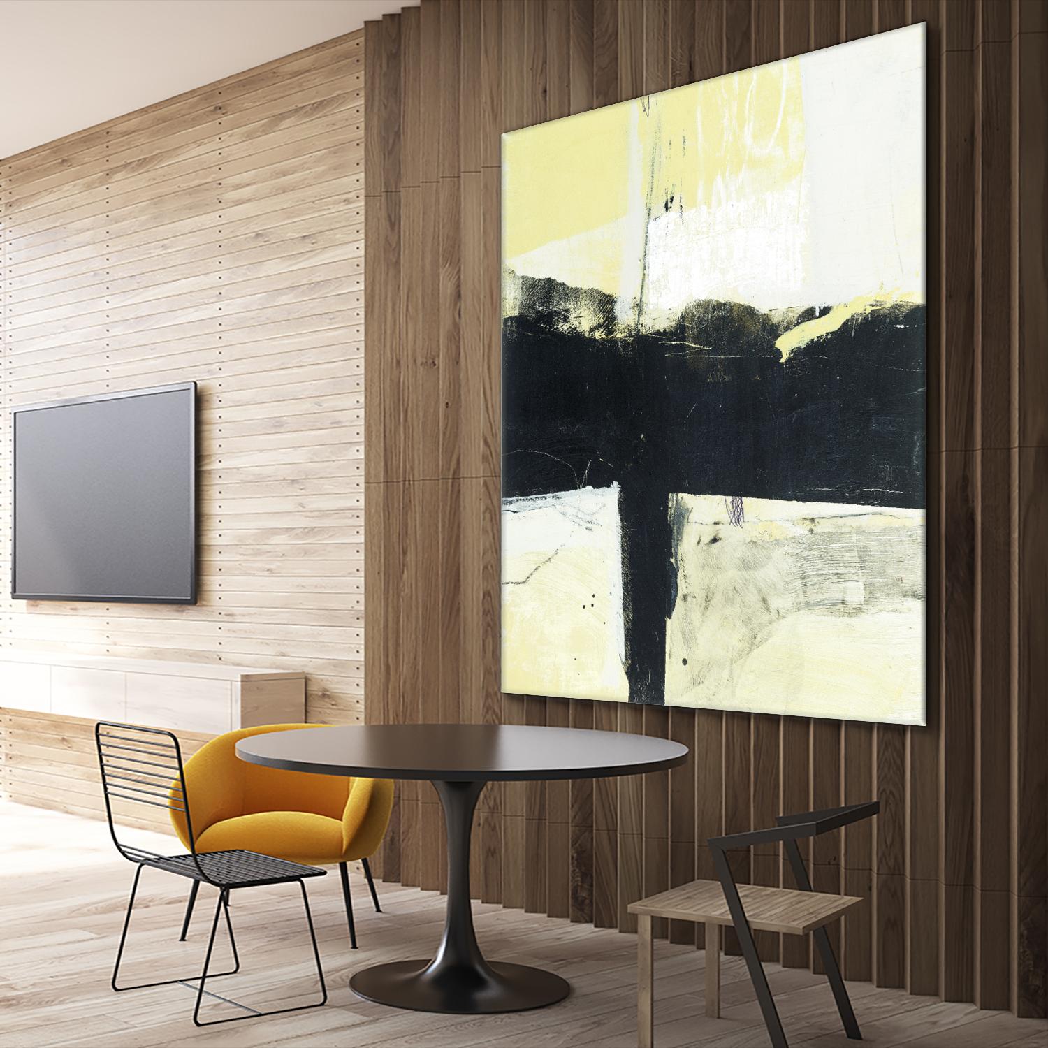 Coal Train A by JB Hall on GIANT ART - yellow abstract