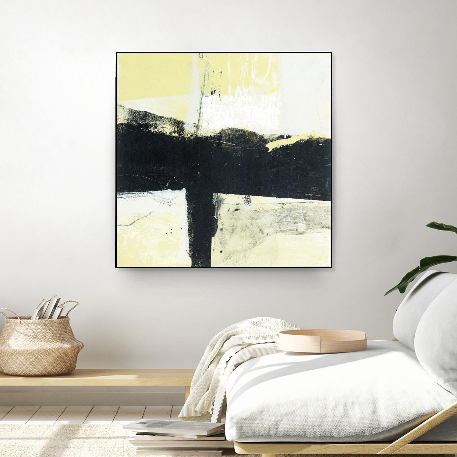 Coal Train A by JB Hall on GIANT ART - yellow abstract