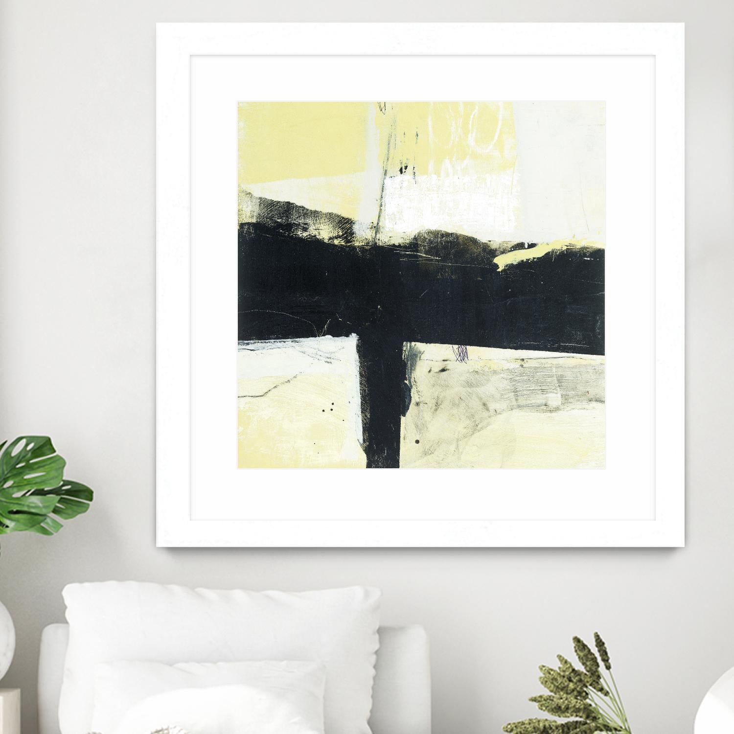 Coal Train A by JB Hall on GIANT ART - yellow abstract