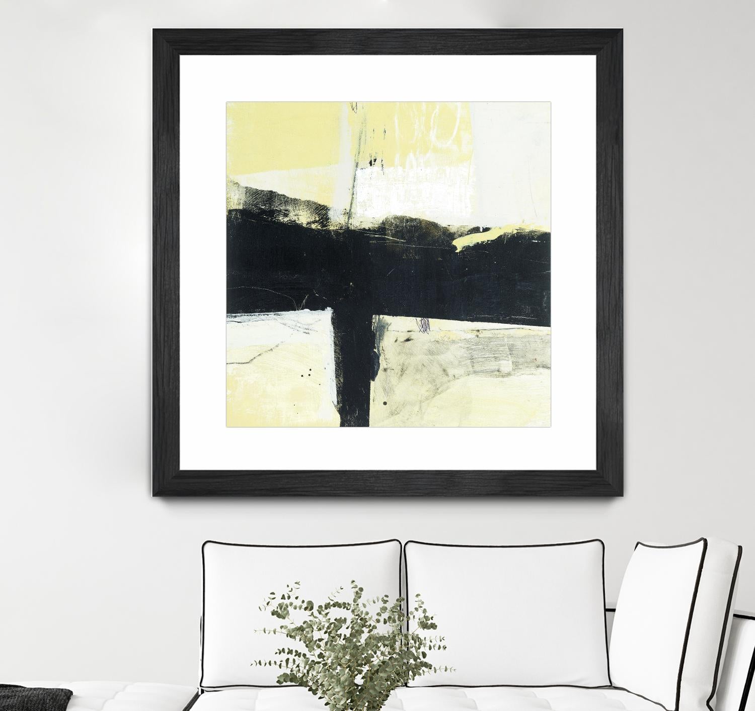 Coal Train A by JB Hall on GIANT ART - yellow abstract