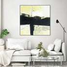 Coal Train A by JB Hall on GIANT ART - yellow abstract