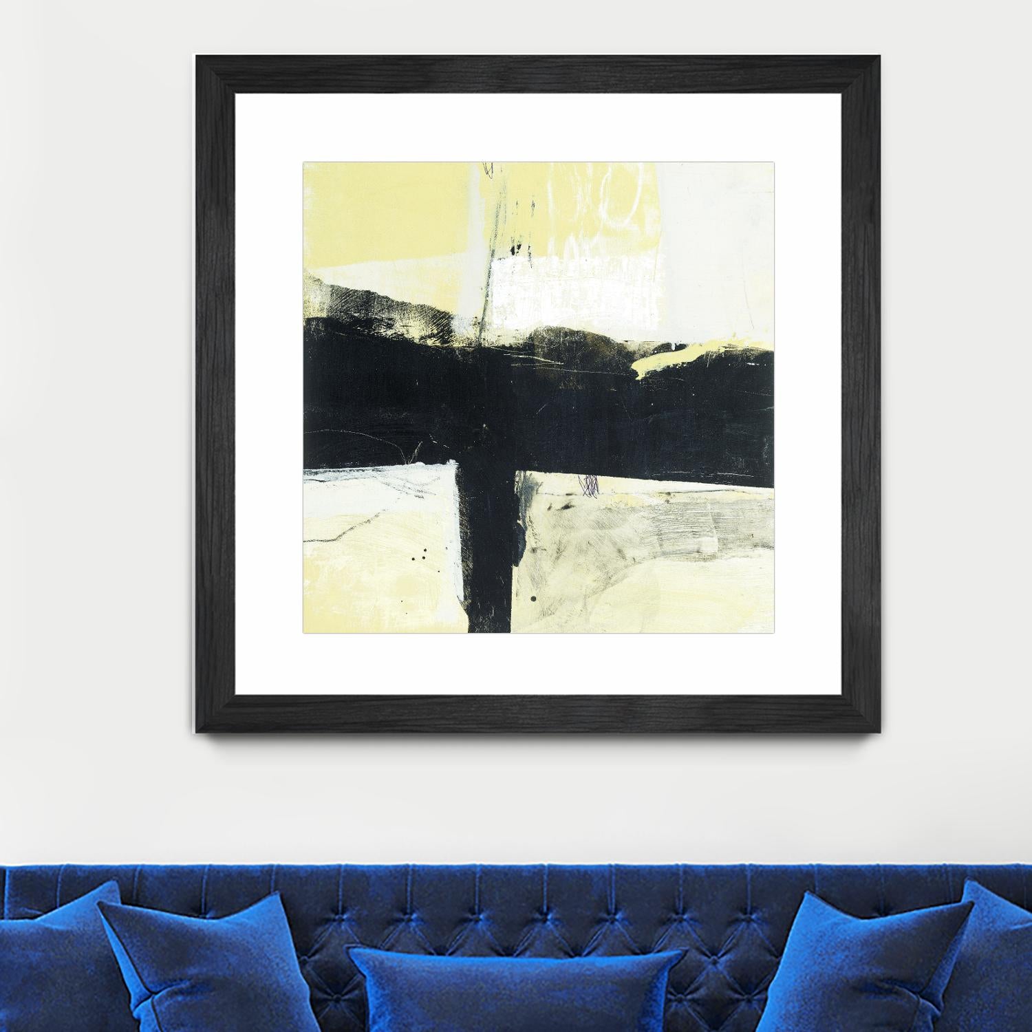 Coal Train A by JB Hall on GIANT ART - yellow abstract