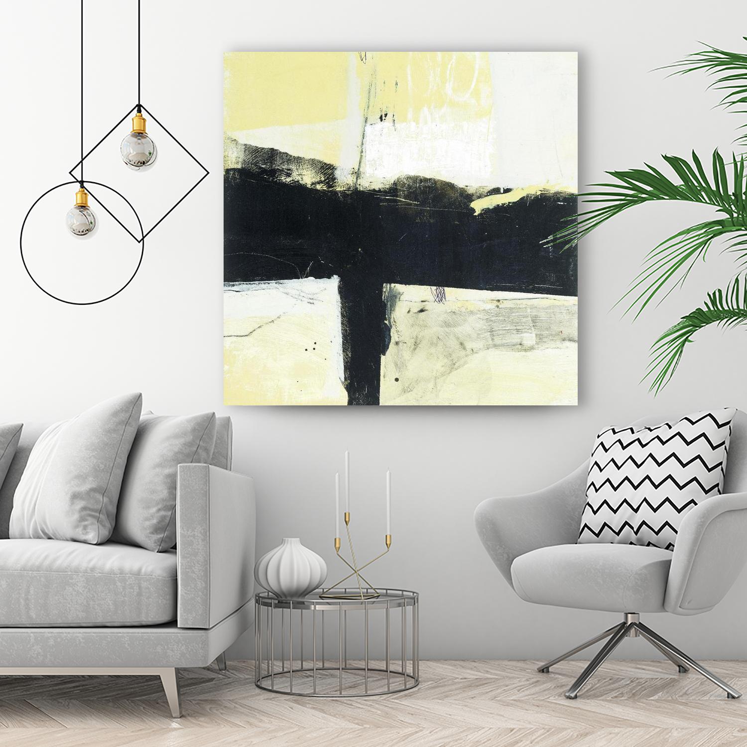 Coal Train A by JB Hall on GIANT ART - yellow abstract