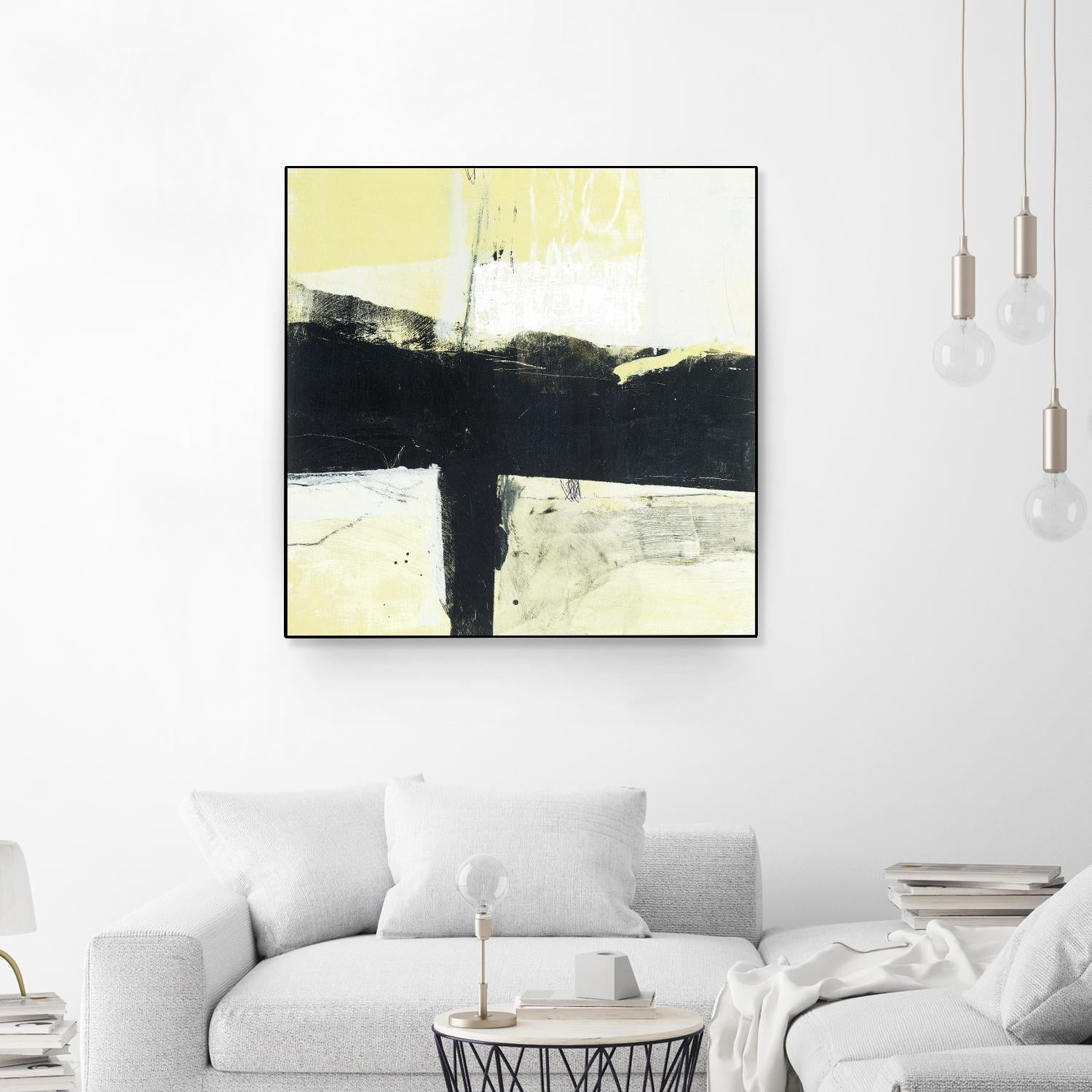 Coal Train A by JB Hall on GIANT ART - yellow abstract