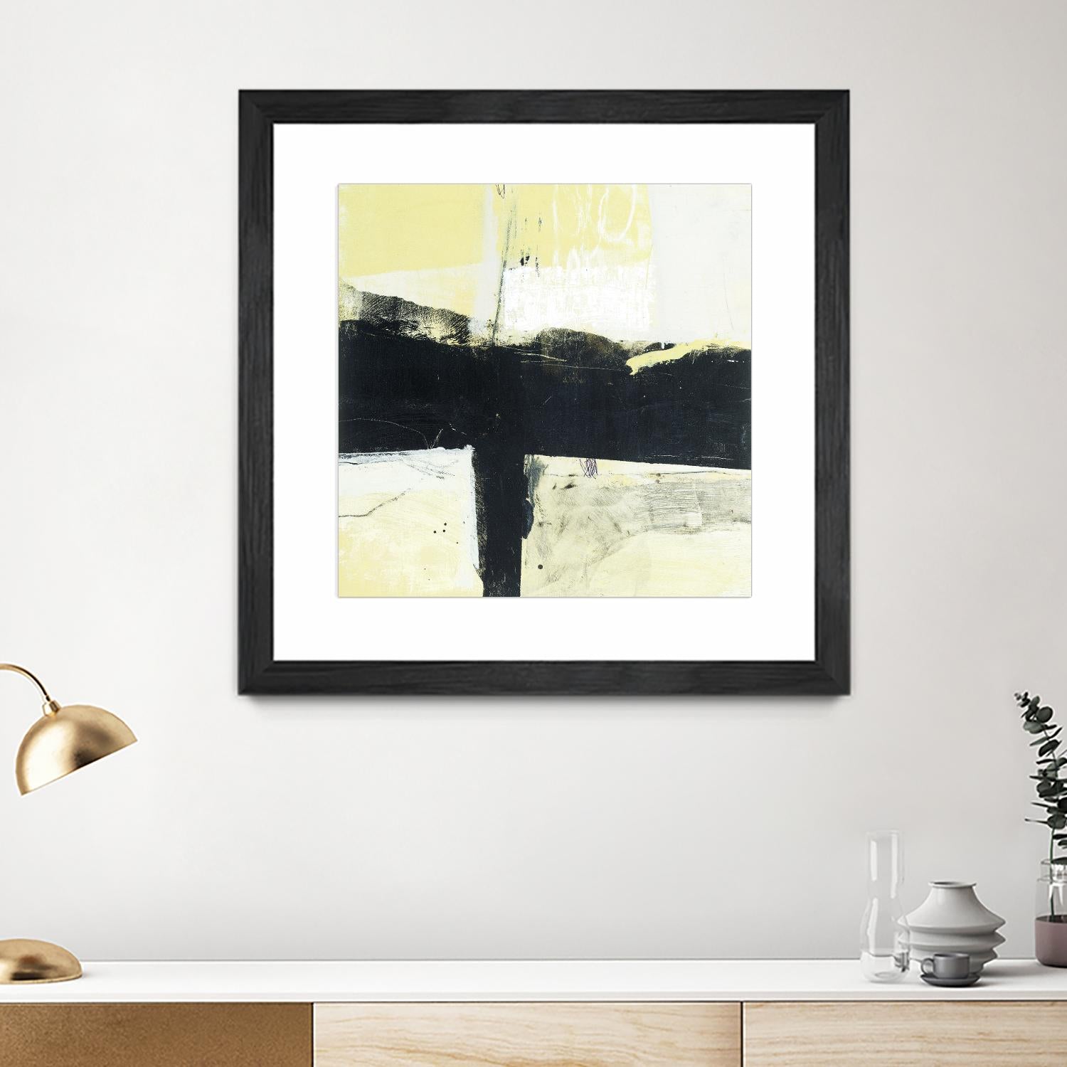 Coal Train A by JB Hall on GIANT ART - yellow abstract