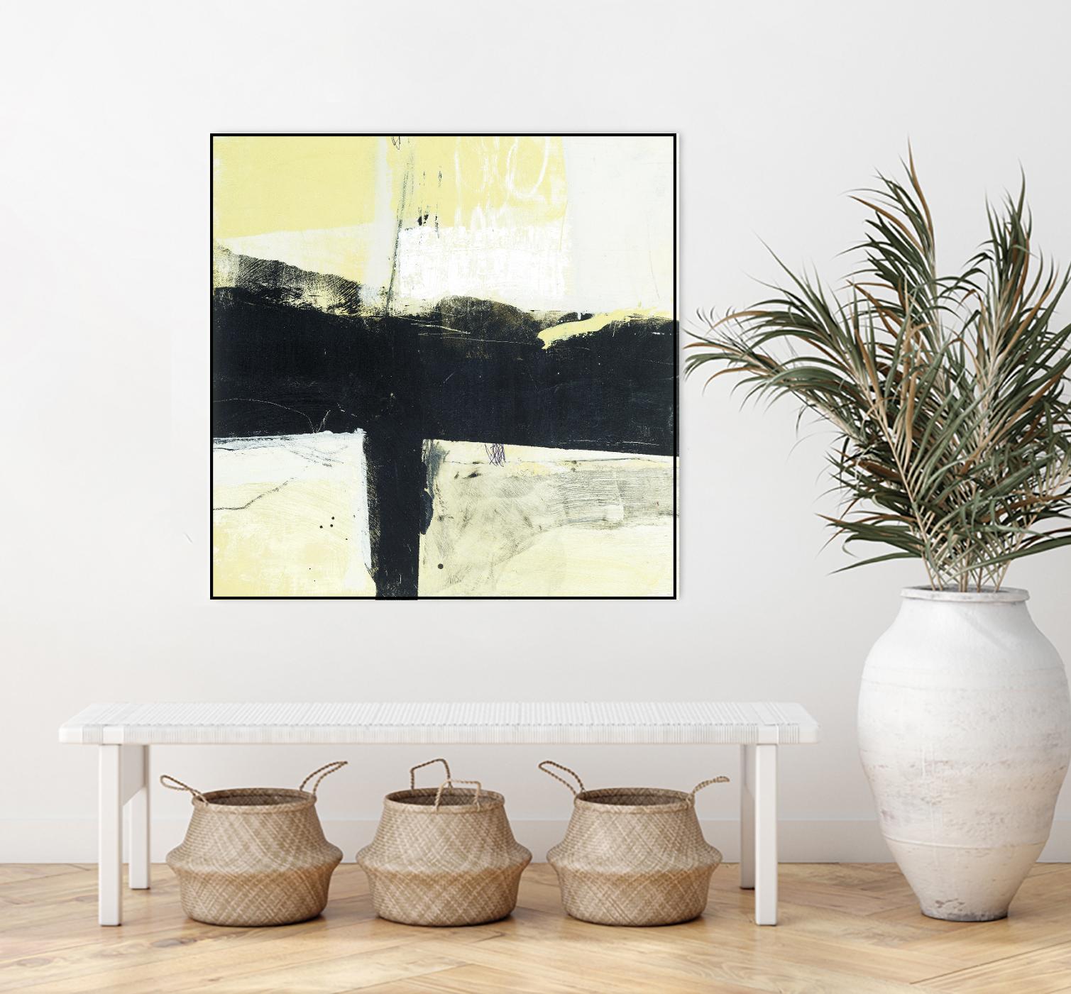 Coal Train A by JB Hall on GIANT ART - yellow abstract