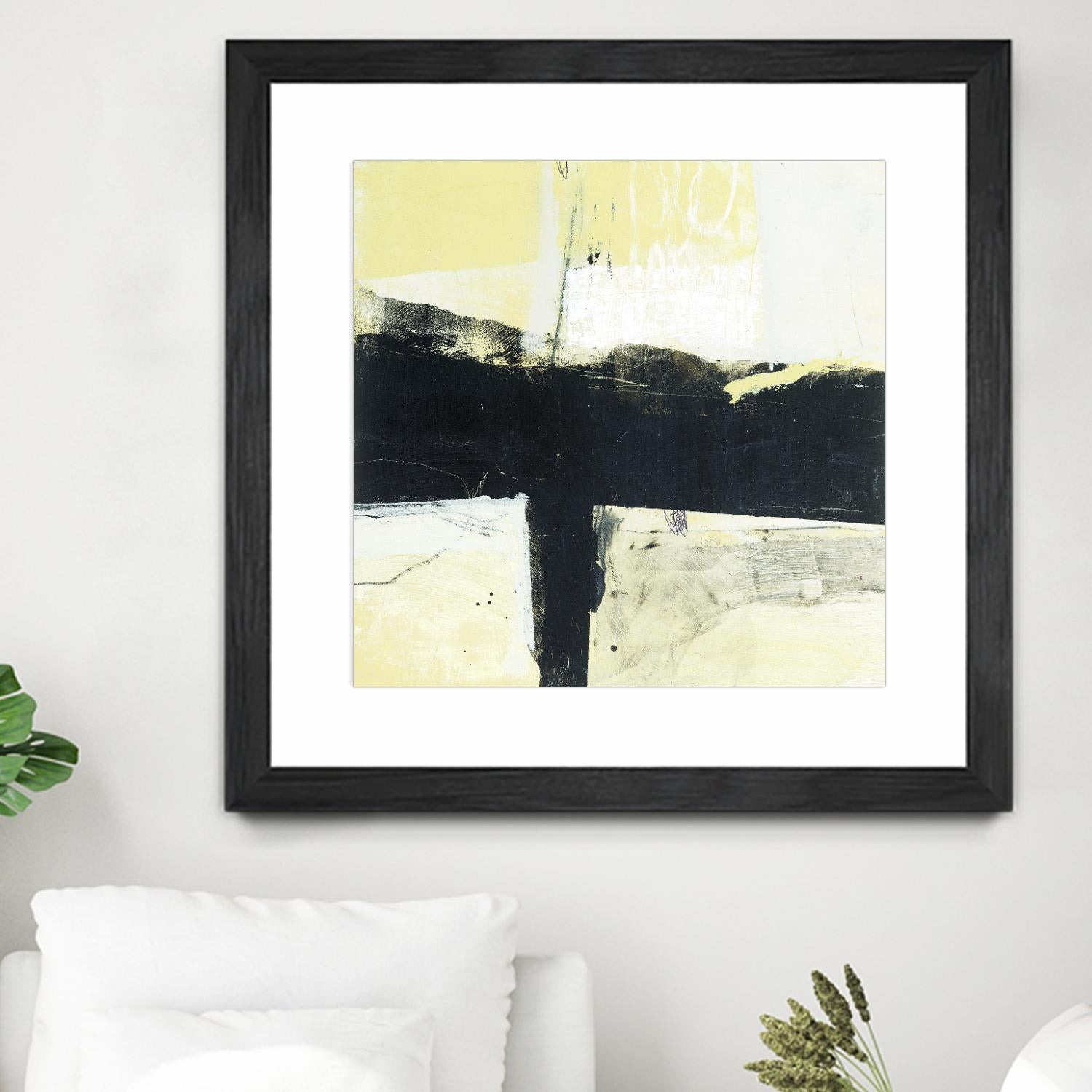 Coal Train A by JB Hall on GIANT ART - yellow abstract