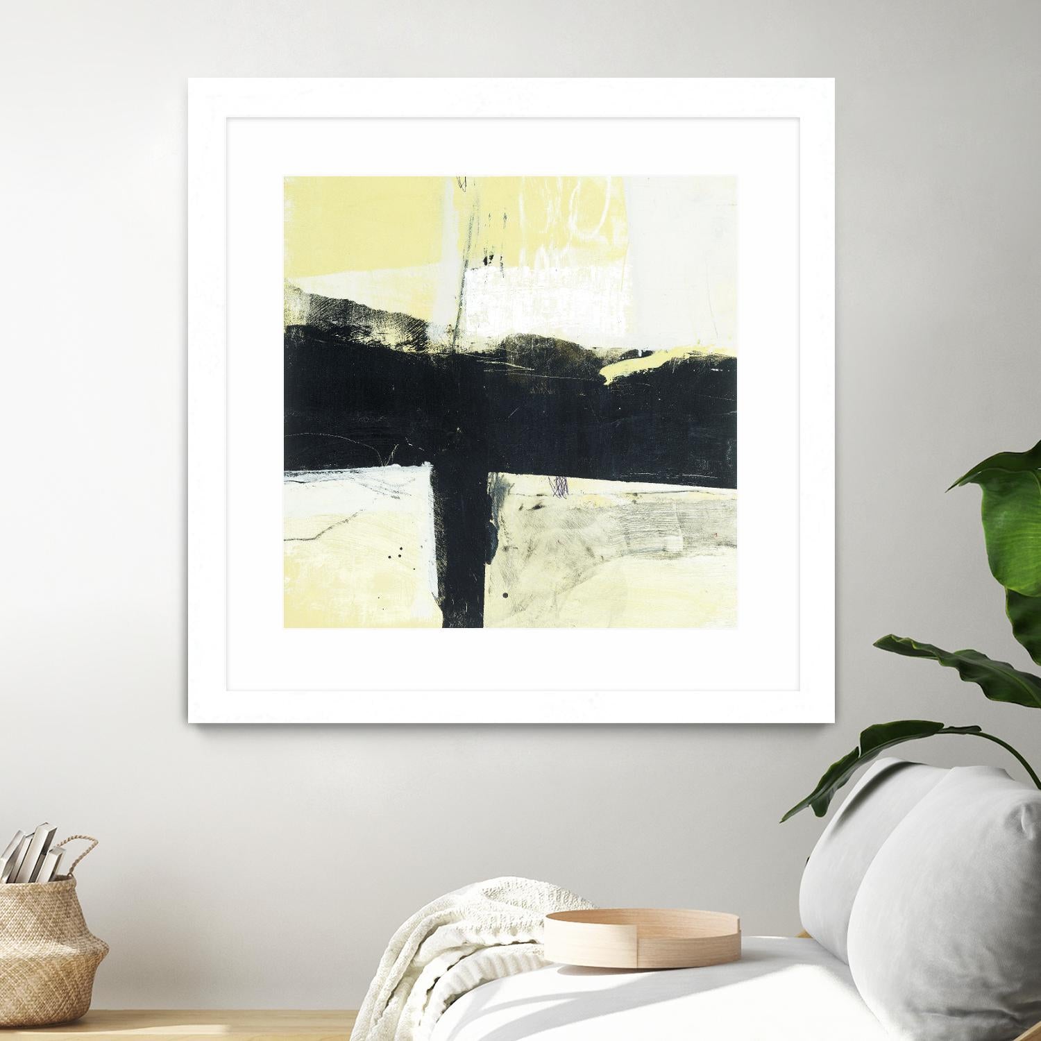 Coal Train A by JB Hall on GIANT ART - yellow abstract