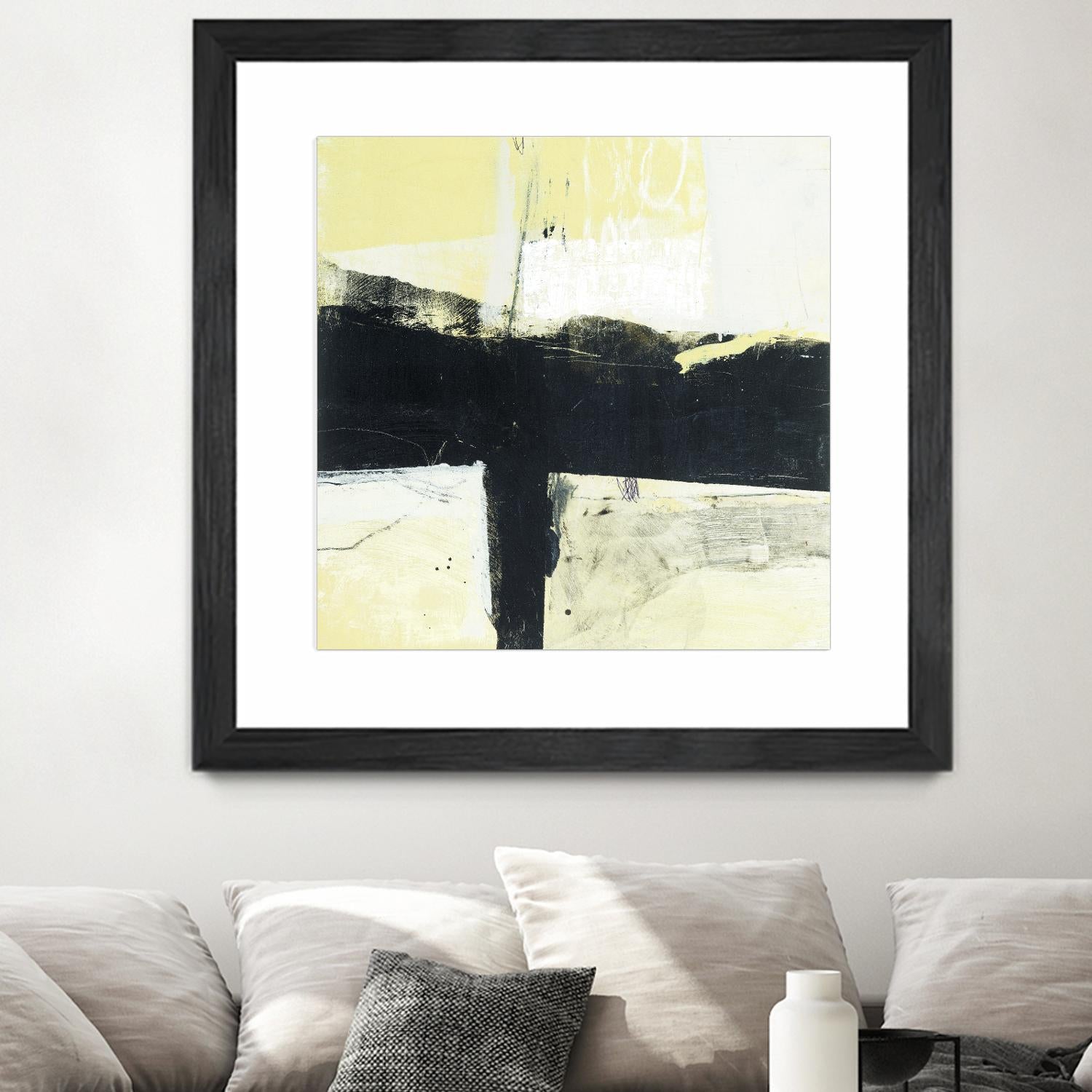 Coal Train A by JB Hall on GIANT ART - yellow abstract