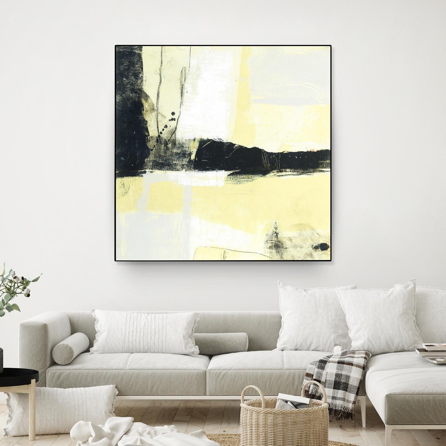 Coal Train D by JB Hall on GIANT ART - yellow abstract