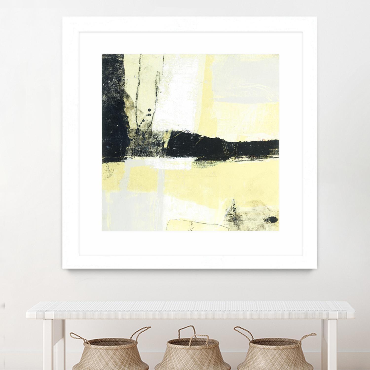 Coal Train D by JB Hall on GIANT ART - yellow abstract