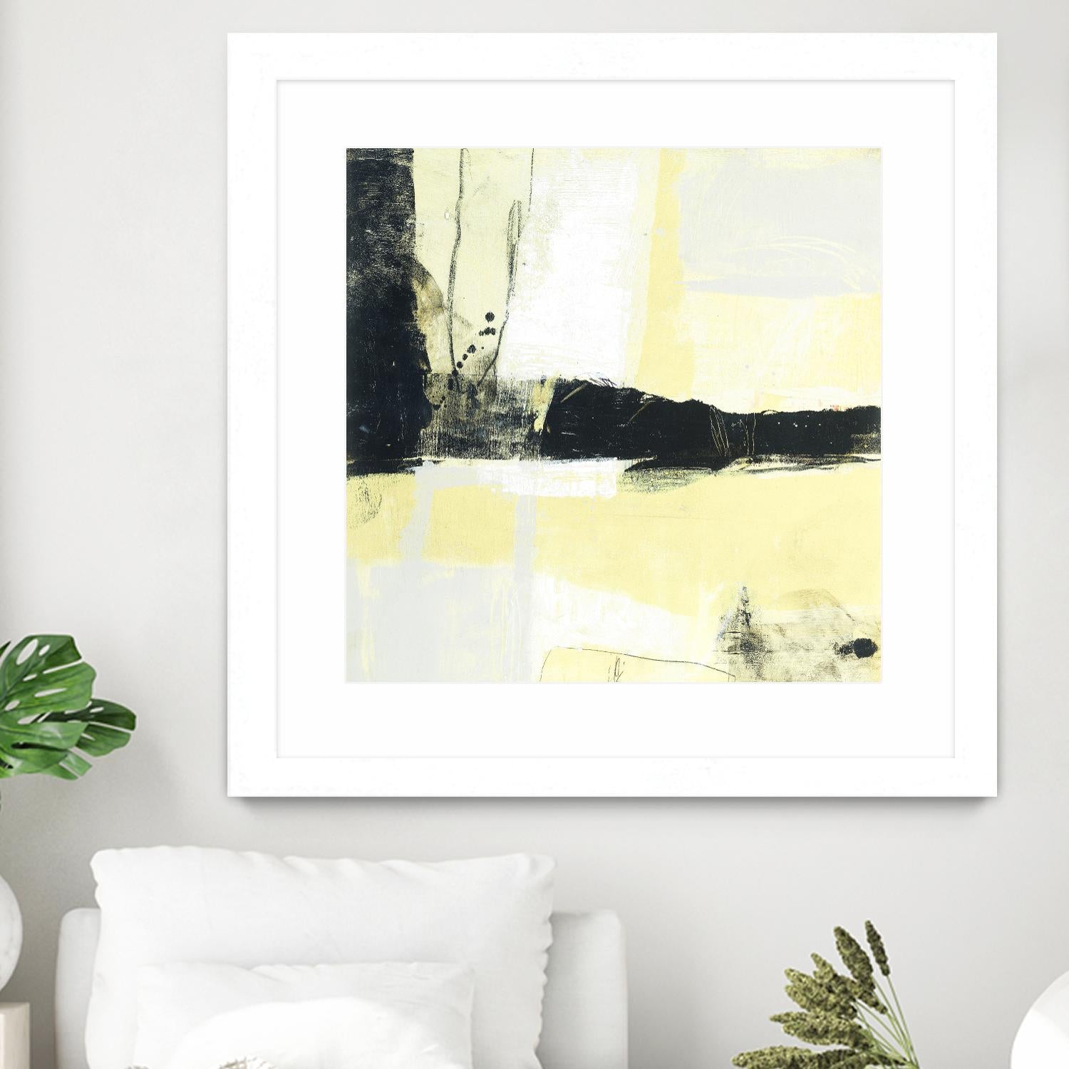 Coal Train D by JB Hall on GIANT ART - yellow abstract
