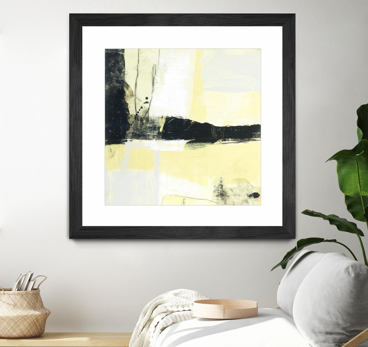 Coal Train D by JB Hall on GIANT ART - yellow abstract