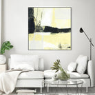 Coal Train D by JB Hall on GIANT ART - yellow abstract