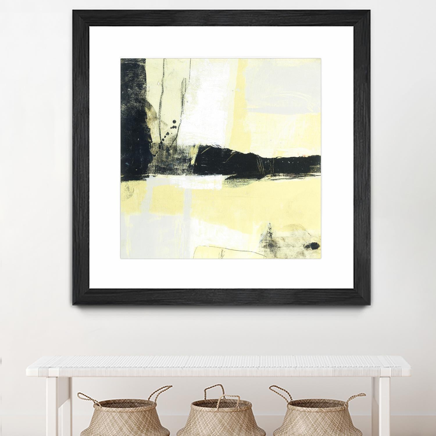 Coal Train D by JB Hall on GIANT ART - yellow abstract