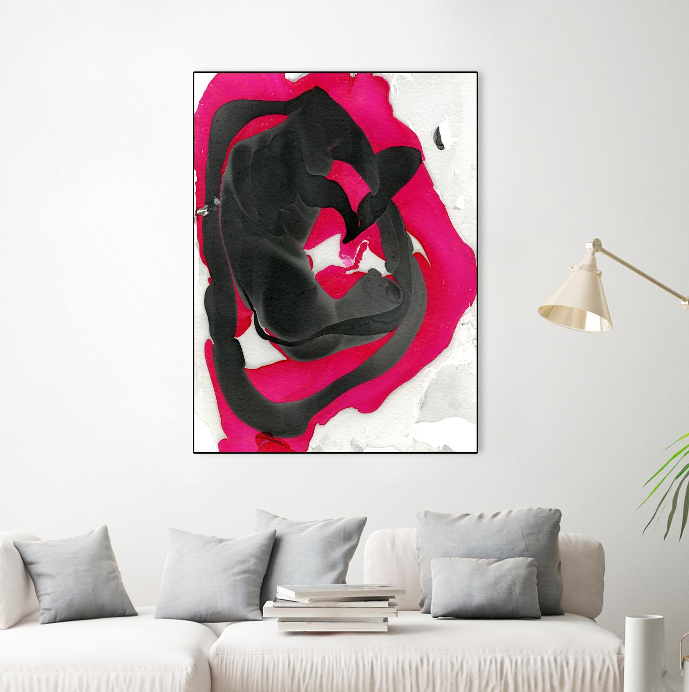 Nail Polish Abstract A by THE Studio on GIANT ART - grey abstract