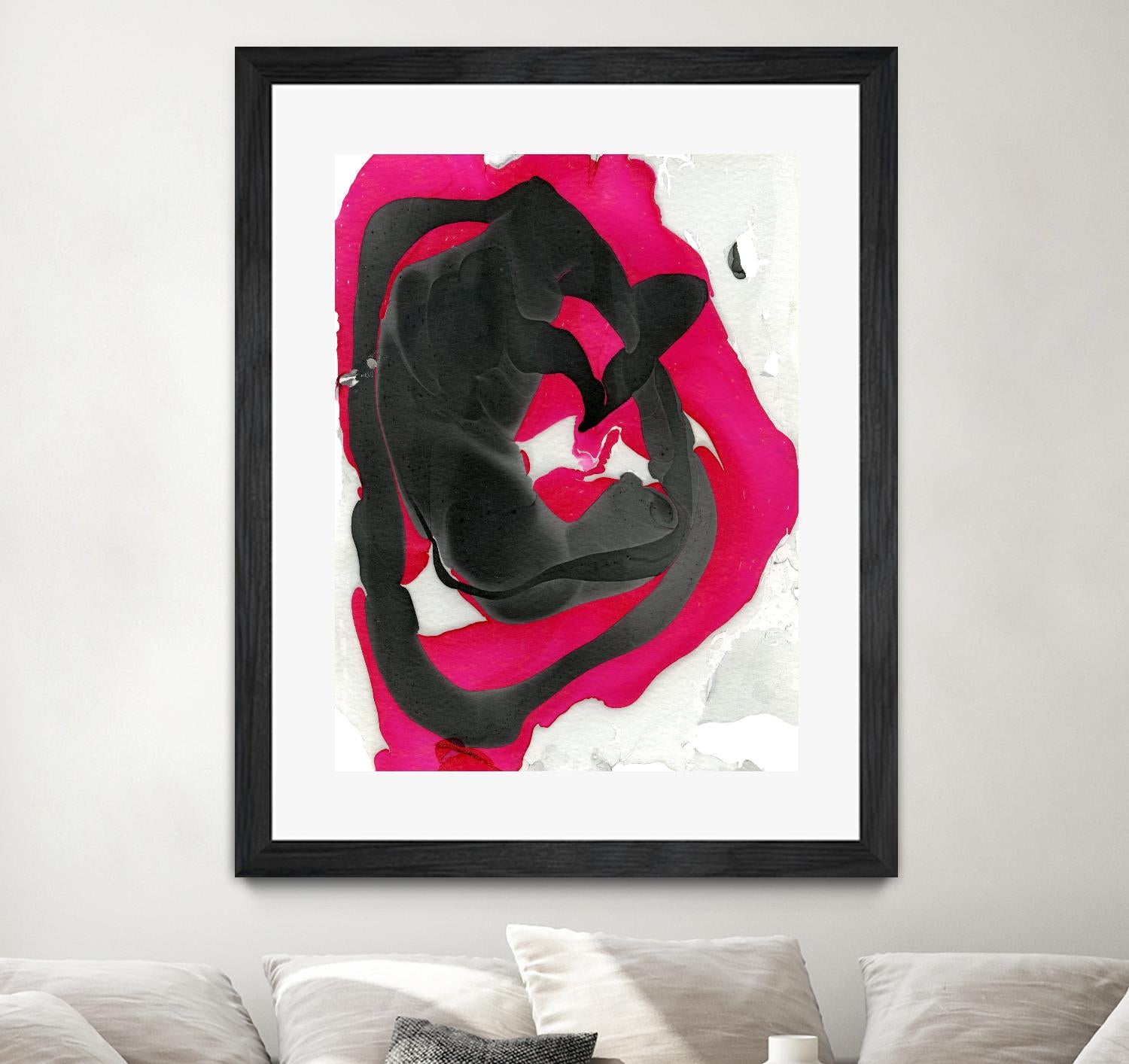 Nail Polish Abstract A by THE Studio on GIANT ART - grey abstract