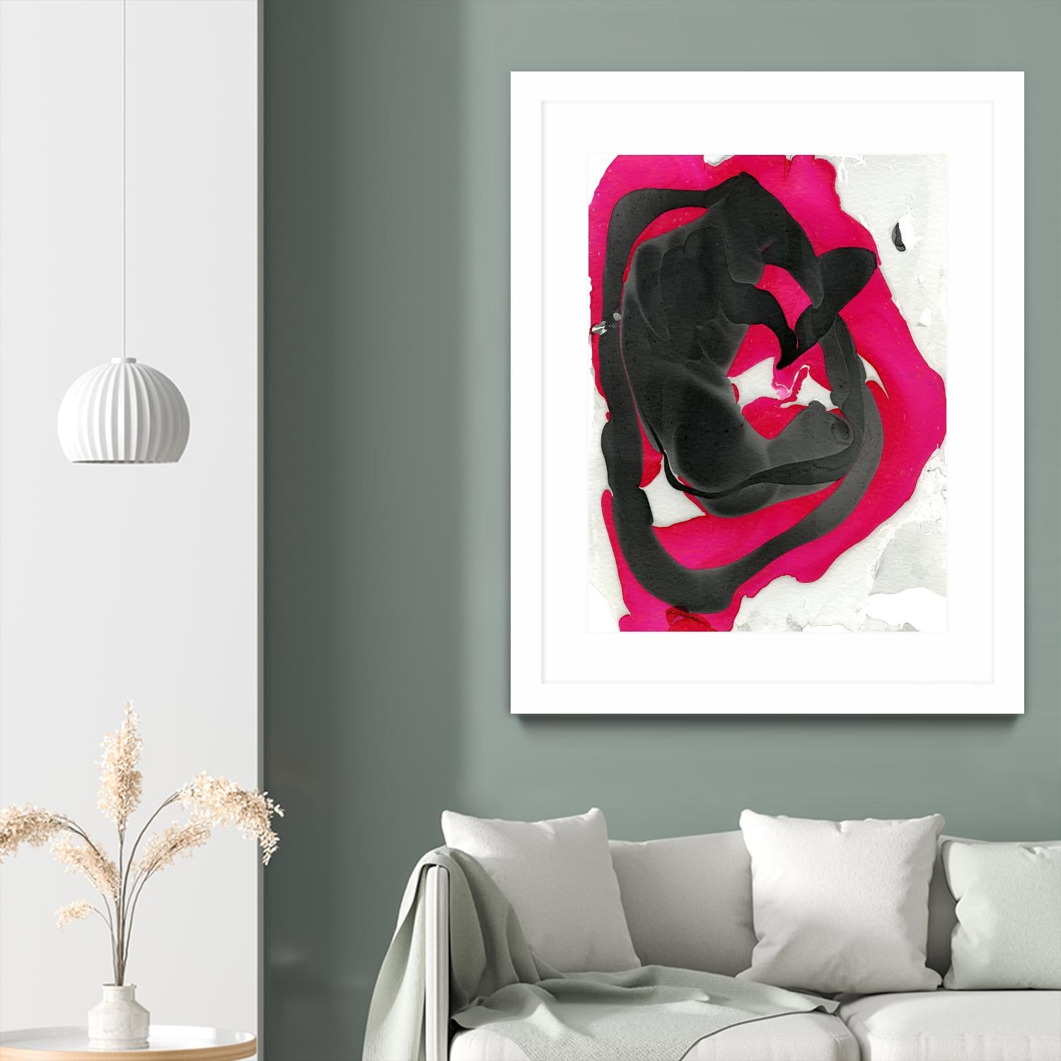 Nail Polish Abstract A by THE Studio on GIANT ART - grey abstract