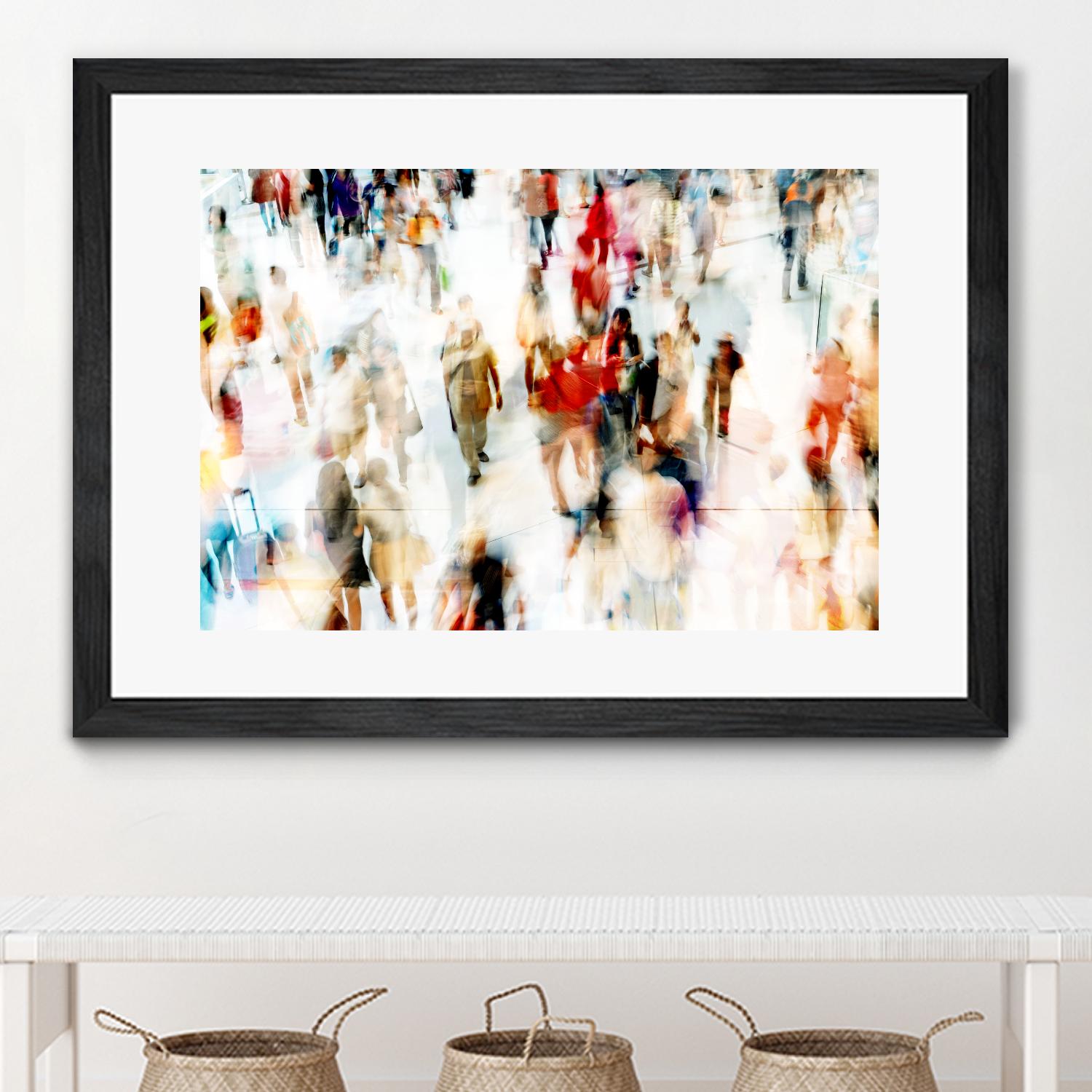 In Transit A by THE Studio on GIANT ART - red everyday life