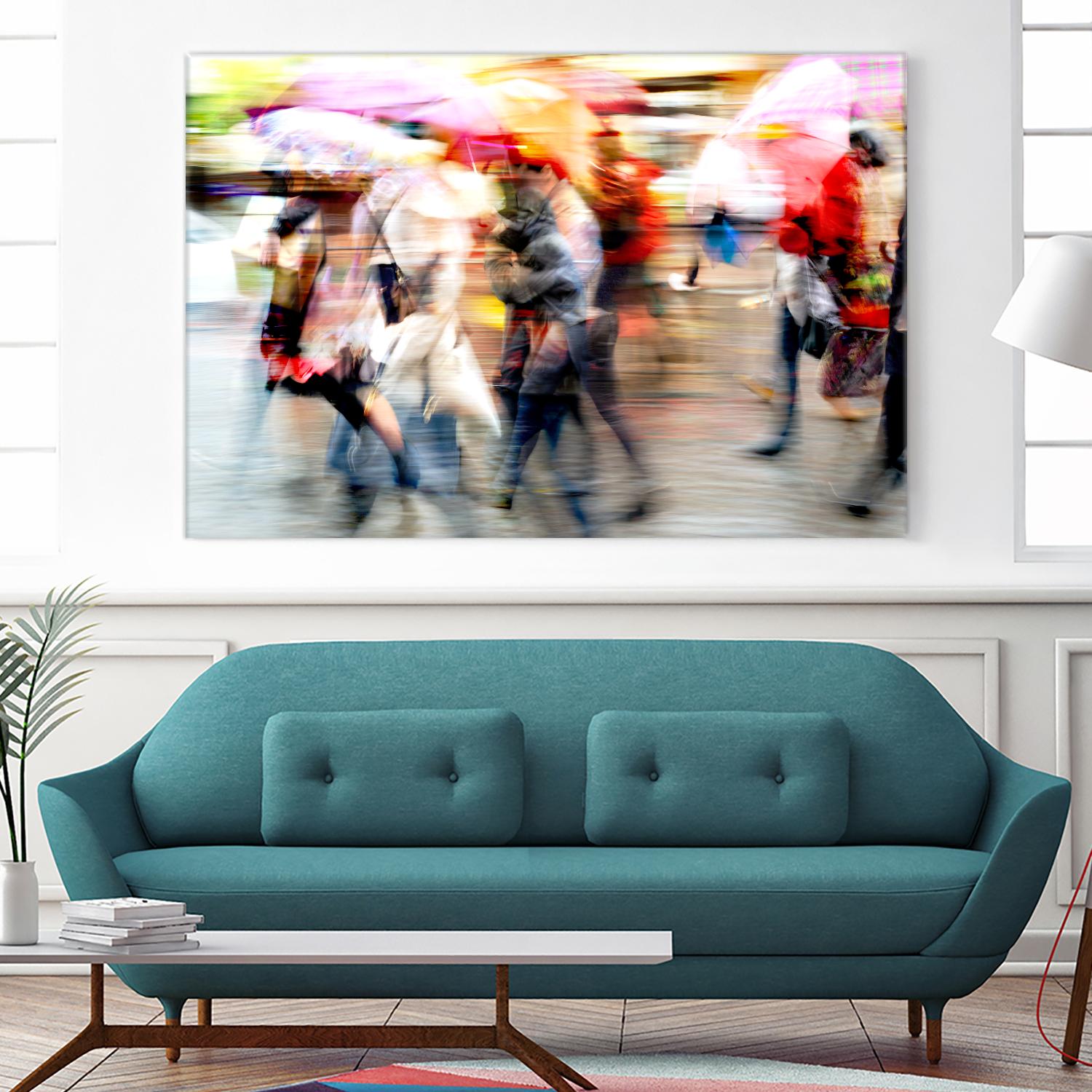 Rainy Days C by THE Studio on GIANT ART - red everyday life