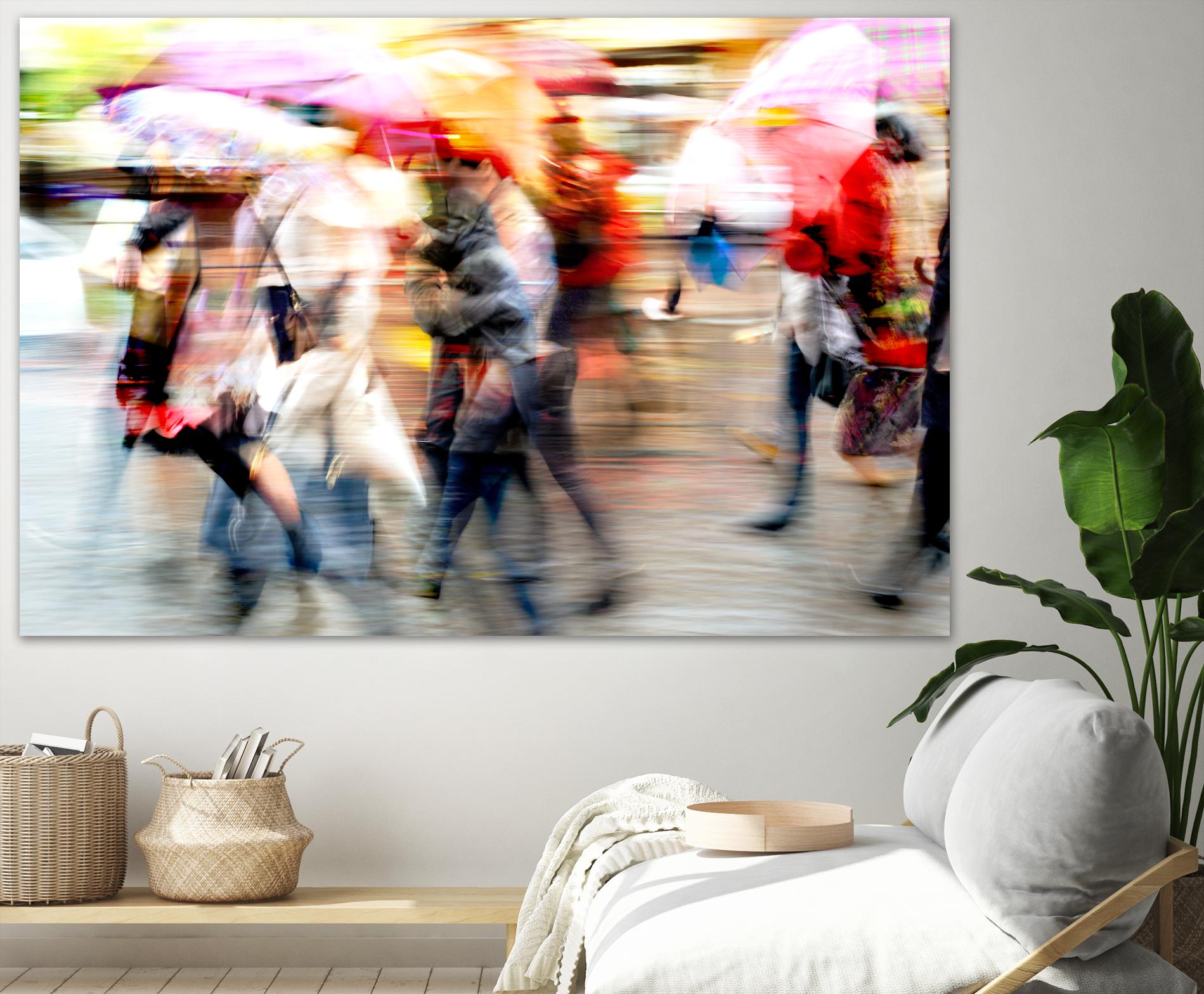 Rainy Days C by THE Studio on GIANT ART - red everyday life