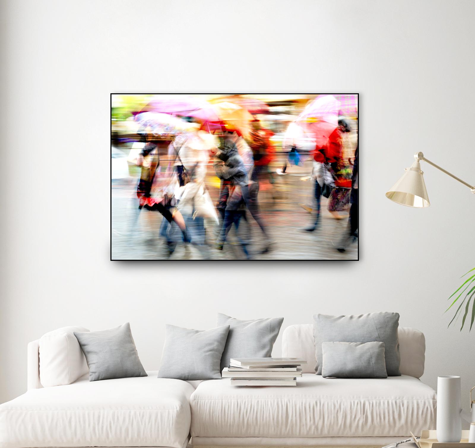 Rainy Days C by THE Studio on GIANT ART - red everyday life