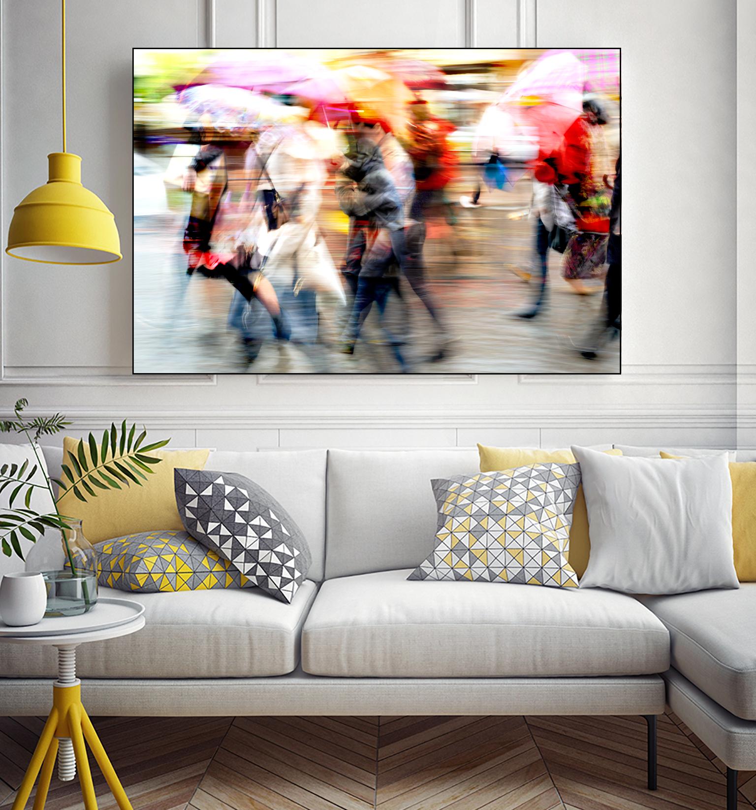 Rainy Days C by THE Studio on GIANT ART - red everyday life