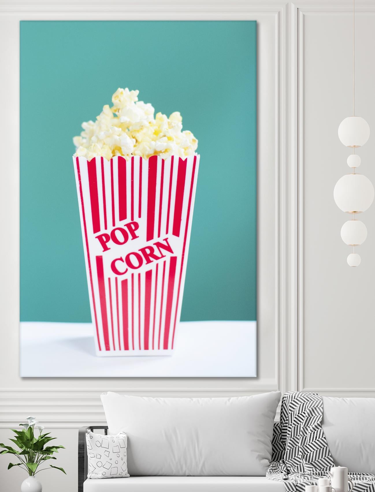 Movie Time by Libertad Leal on GIANT ART - turquoise fruit-food-drink