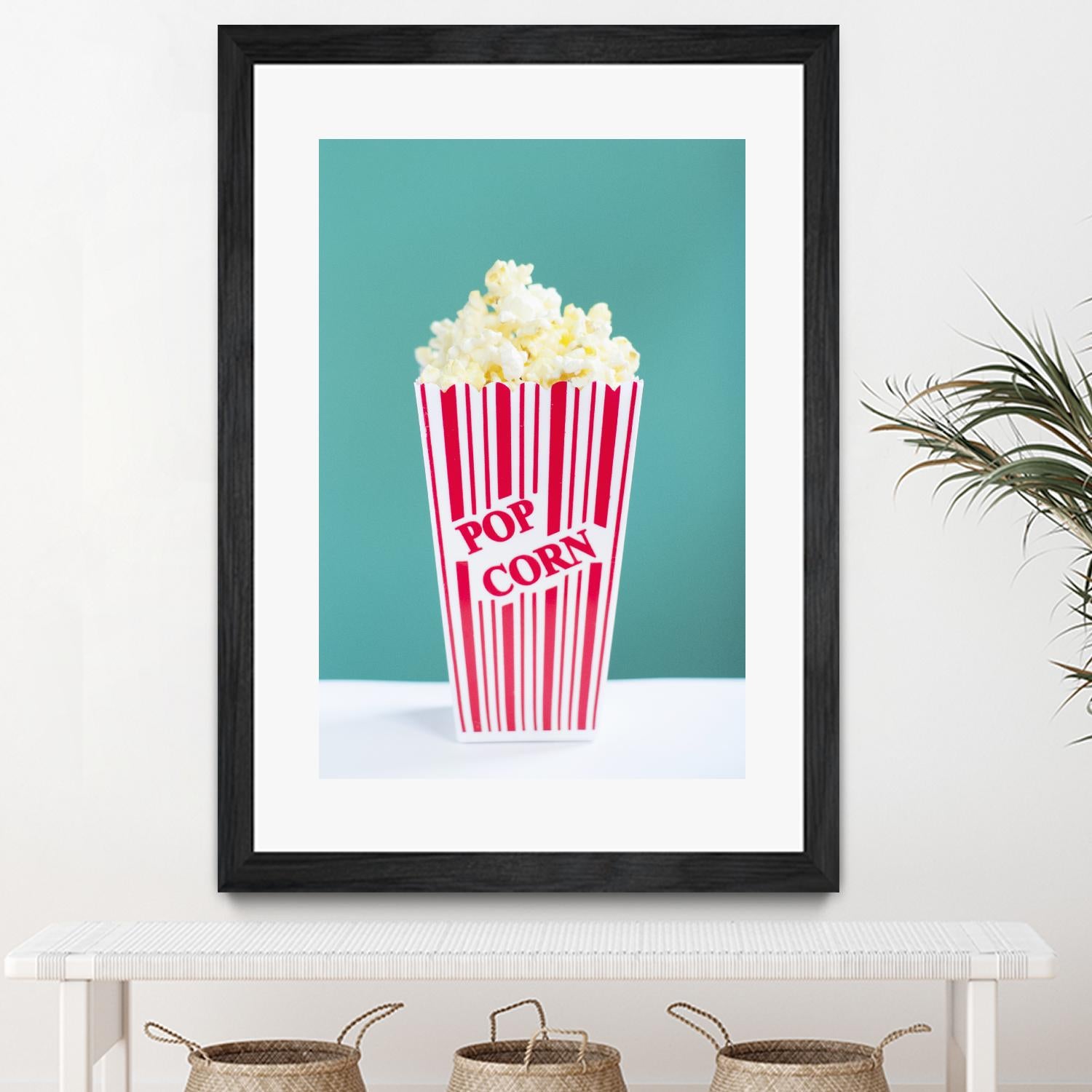 Movie Time by Libertad Leal on GIANT ART - turquoise fruit-food-drink