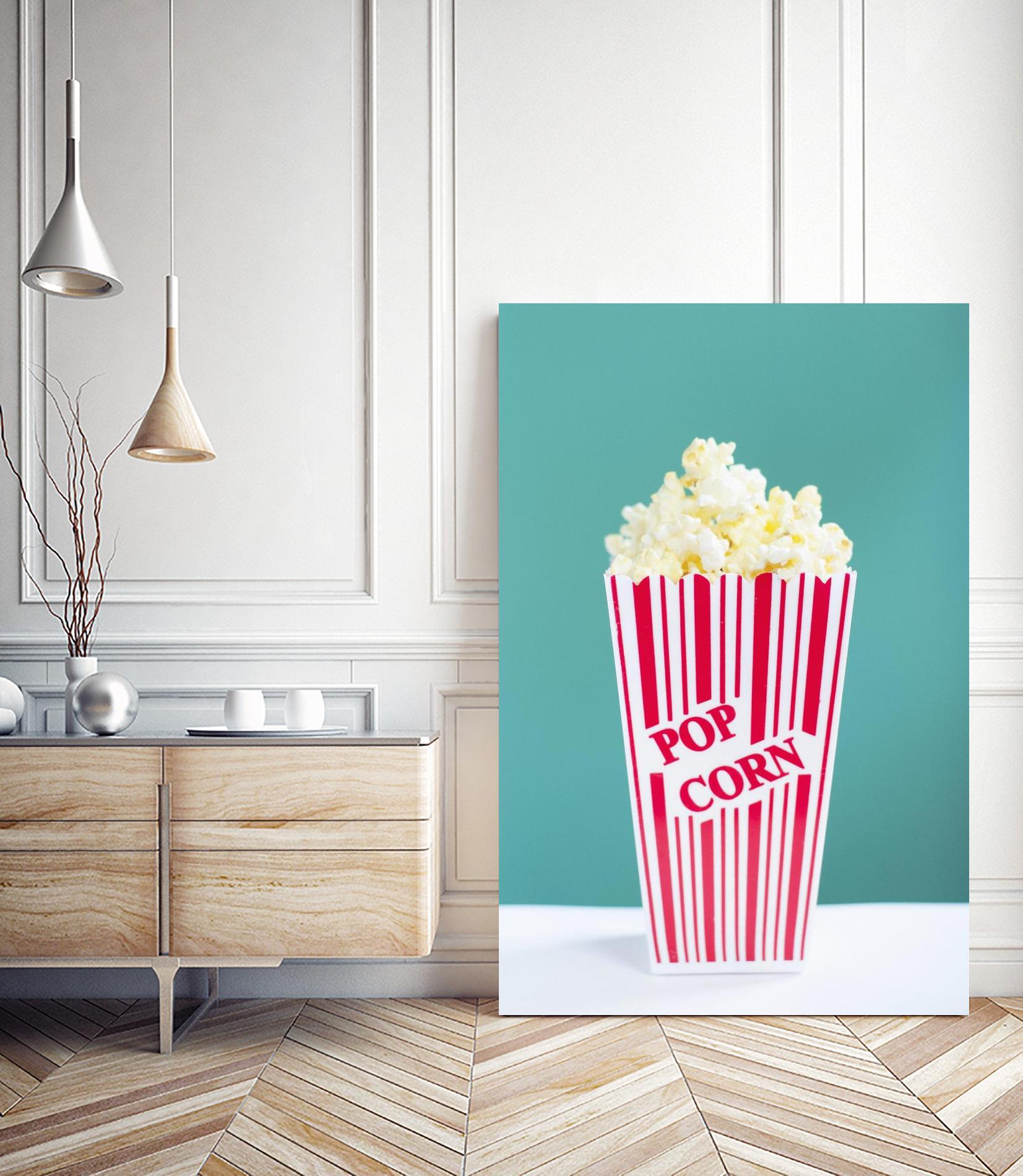 Movie Time by Libertad Leal on GIANT ART - turquoise fruit-food-drink