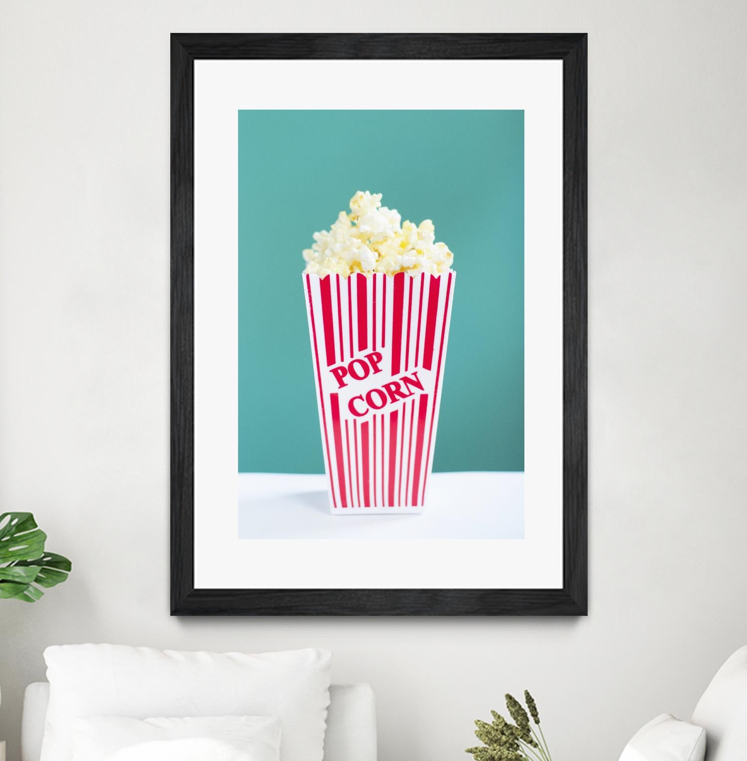 Movie Time by Libertad Leal on GIANT ART - turquoise fruit-food-drink