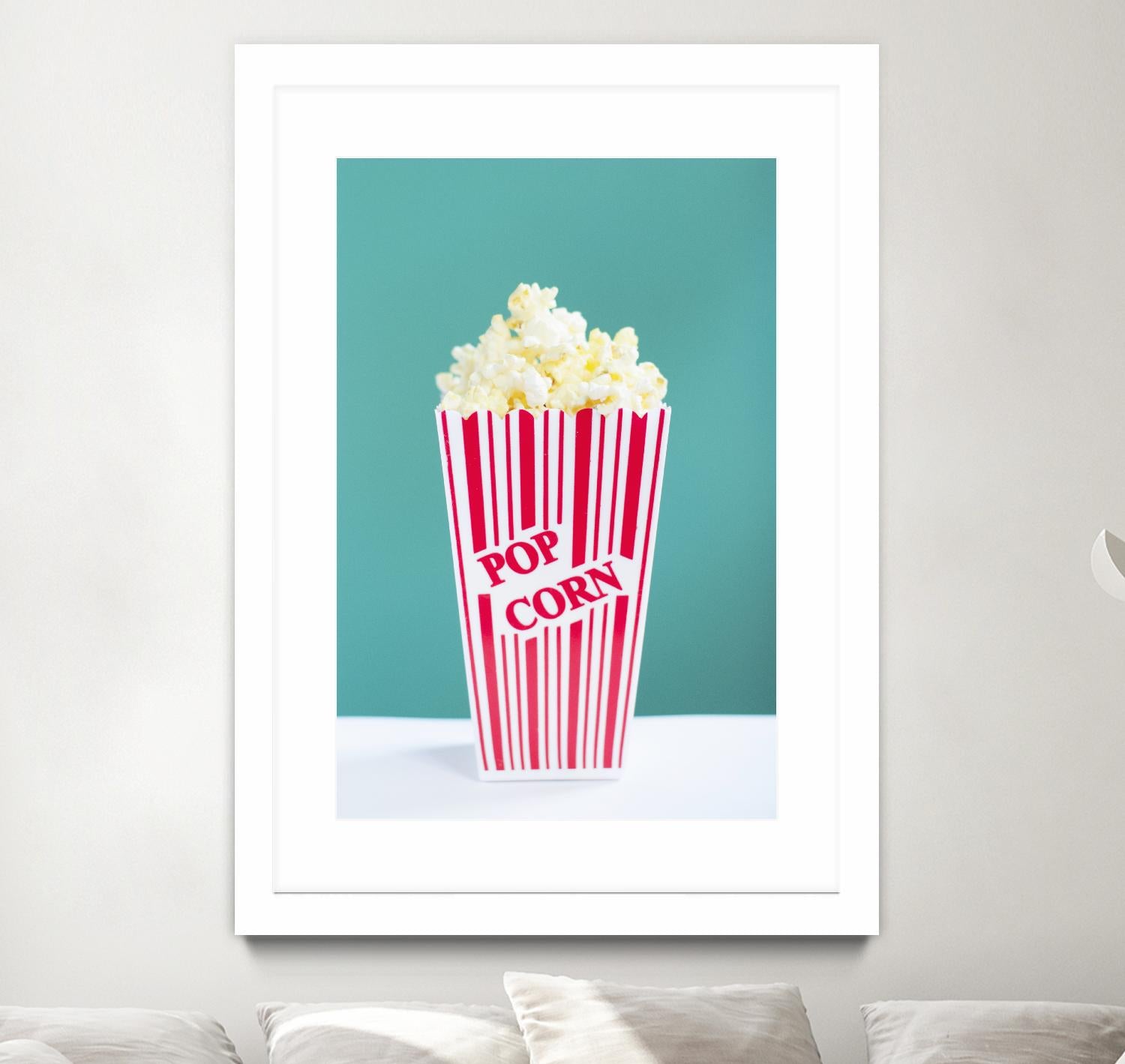 Movie Time by Libertad Leal on GIANT ART - turquoise fruit-food-drink