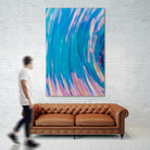 Beach Rocks Abstract 2 by Kyle Goldie on GIANT ART - pink abstract